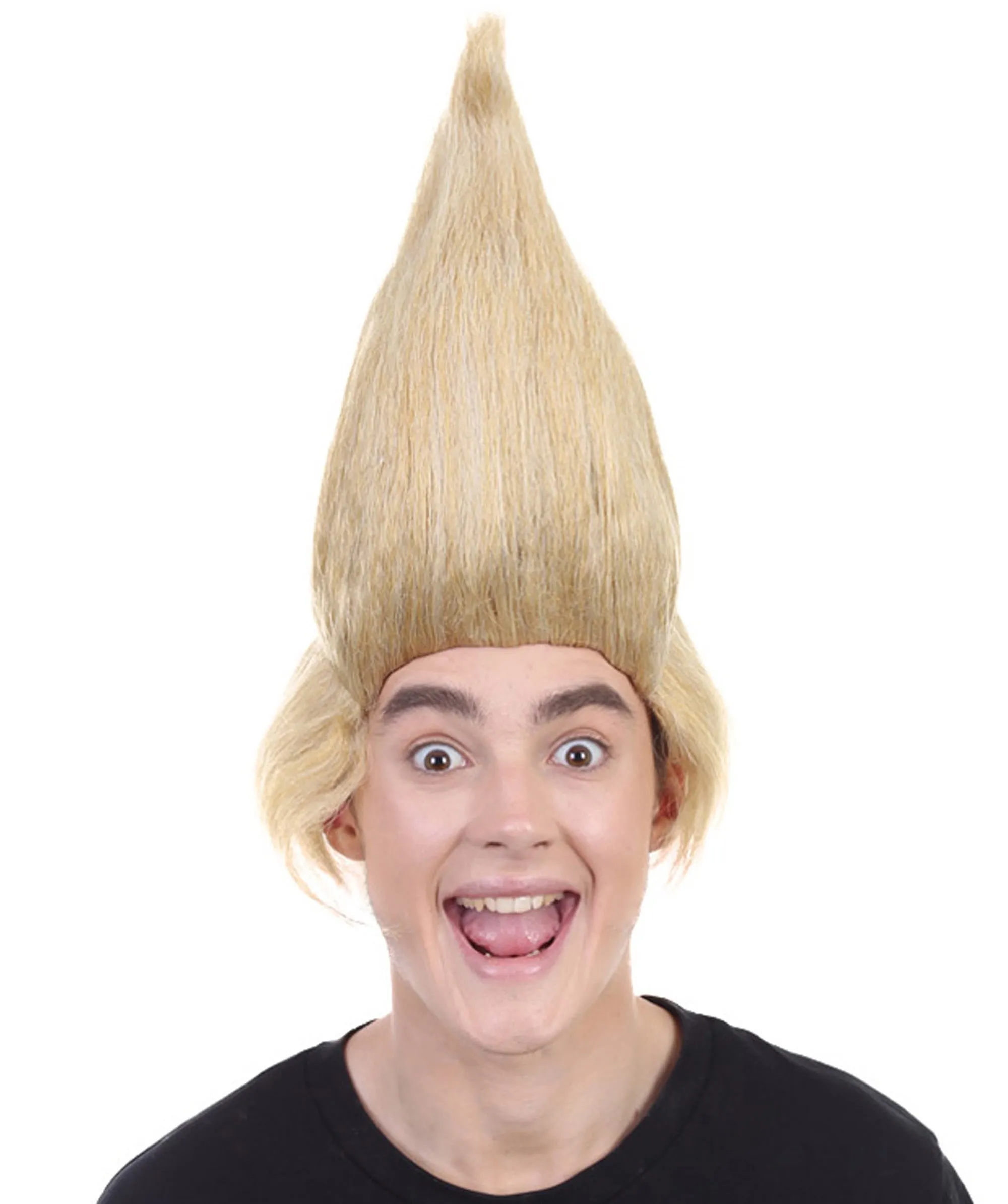 President Men's Straight Angle Wind Wig | Blonde Color Wigs | Premium Breathable Capless Cap