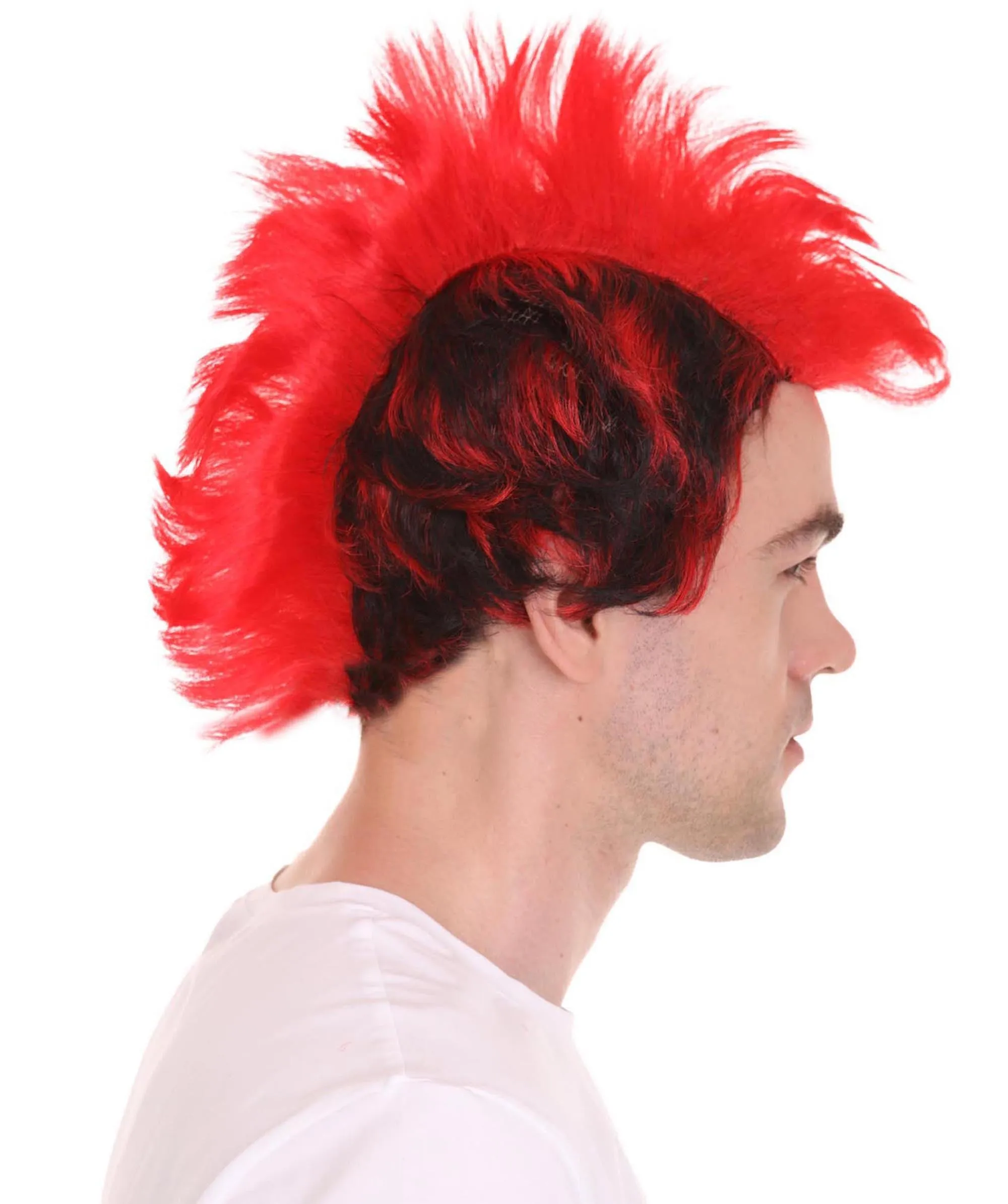 Red Punk Mohawk Wig | Cosplay Halloween