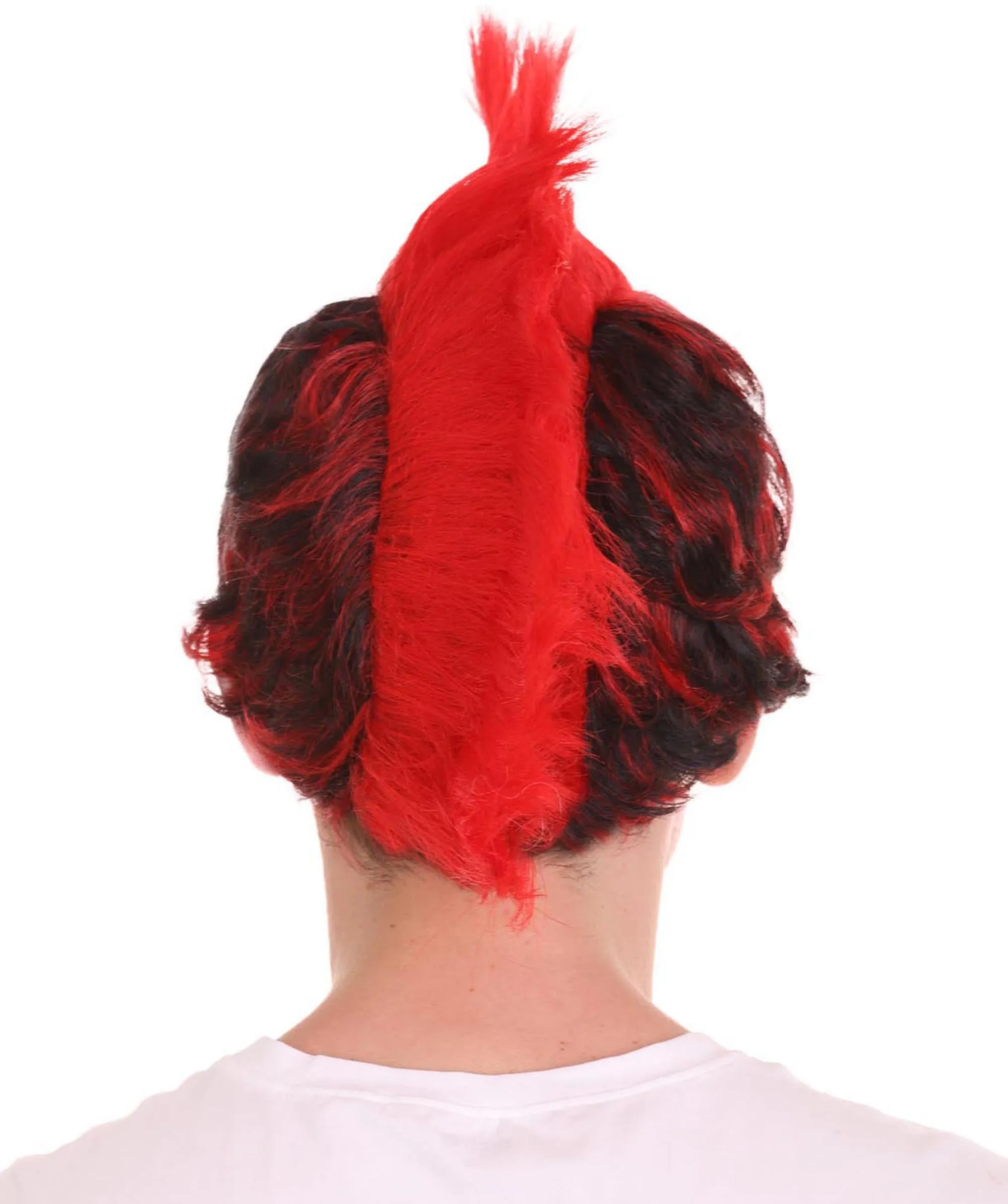 Red Punk Mohawk Wig | Cosplay Halloween