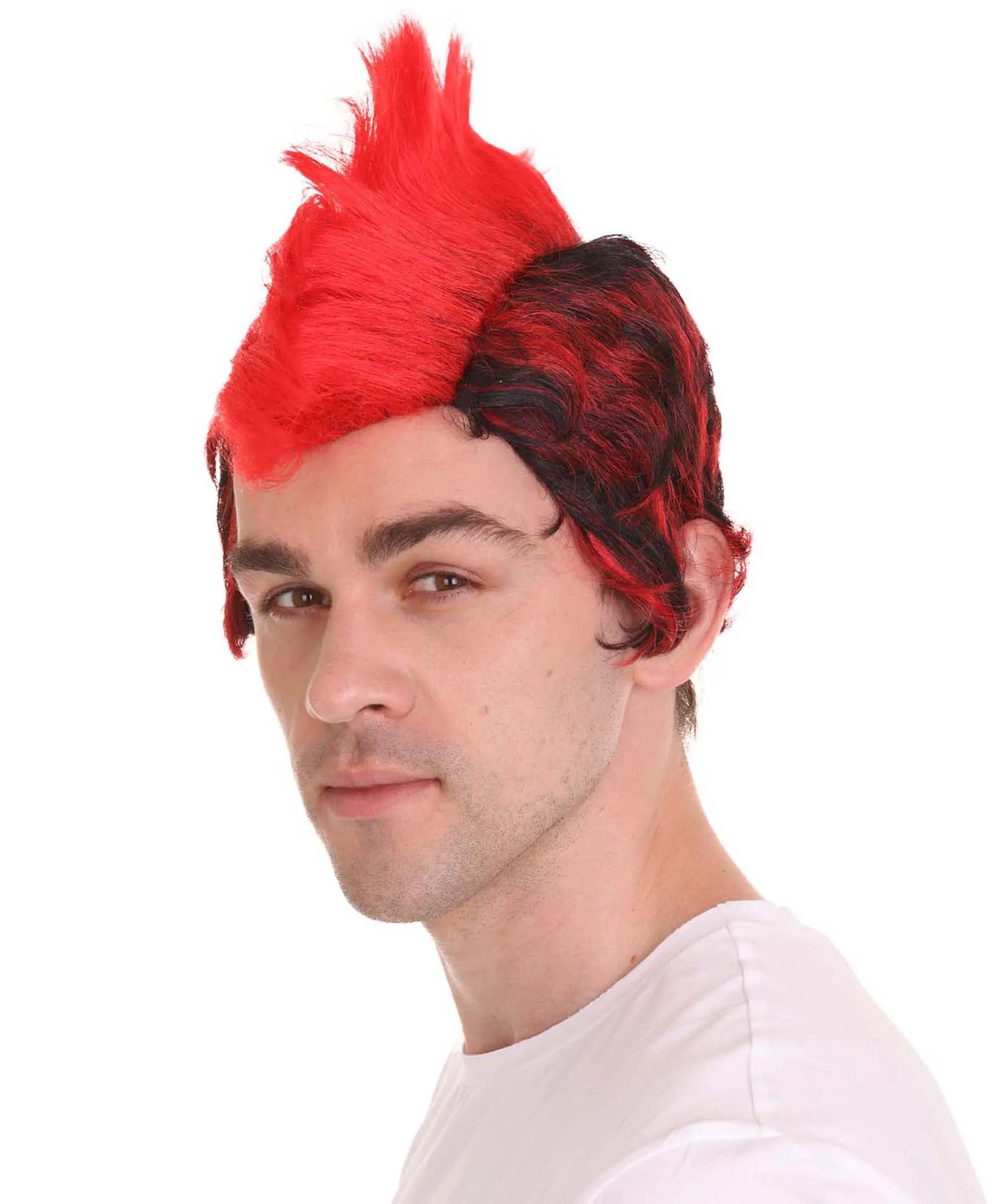 Red Punk Mohawk Wig | Cosplay Halloween