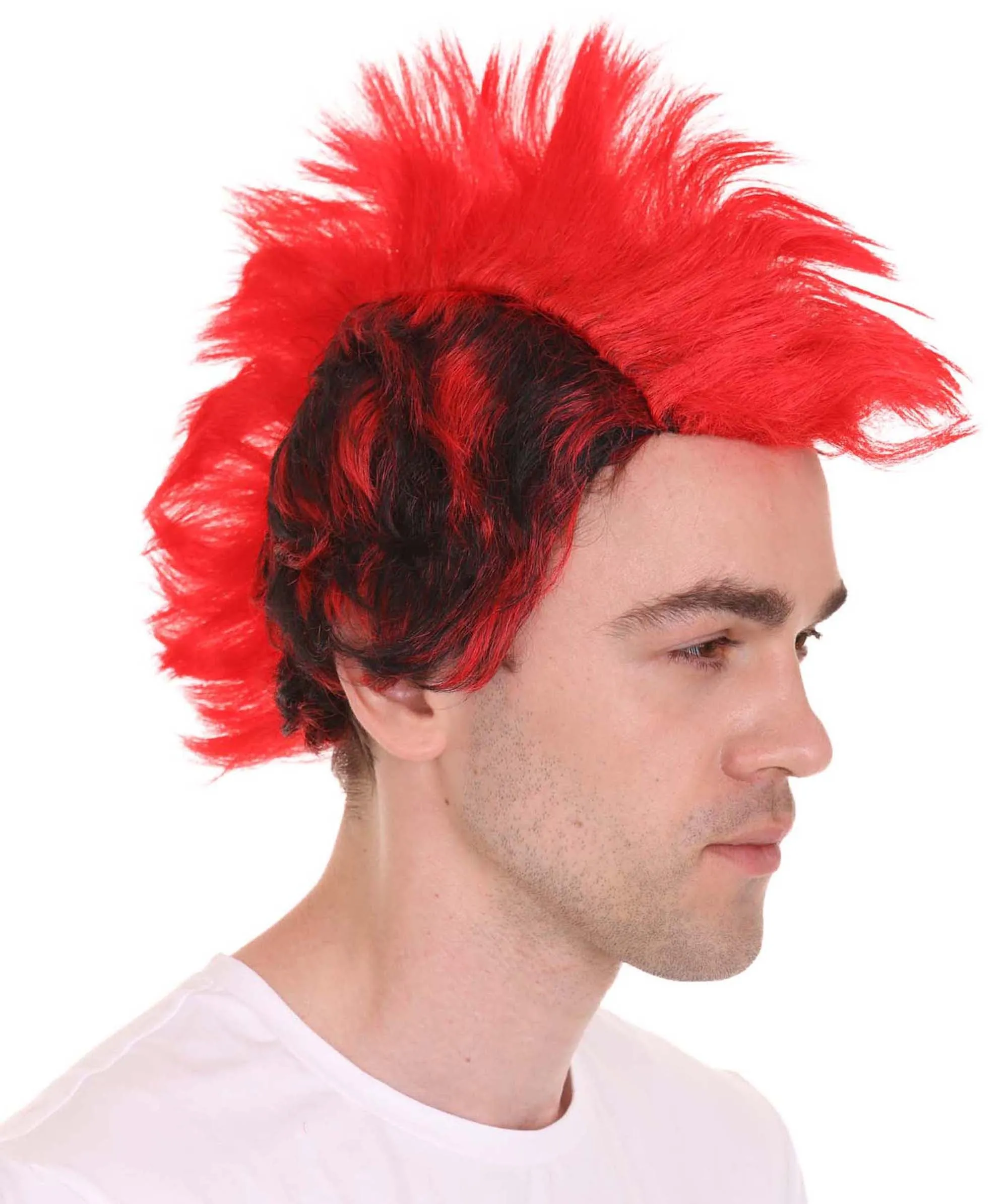 Red Punk Mohawk Wig | Cosplay Halloween