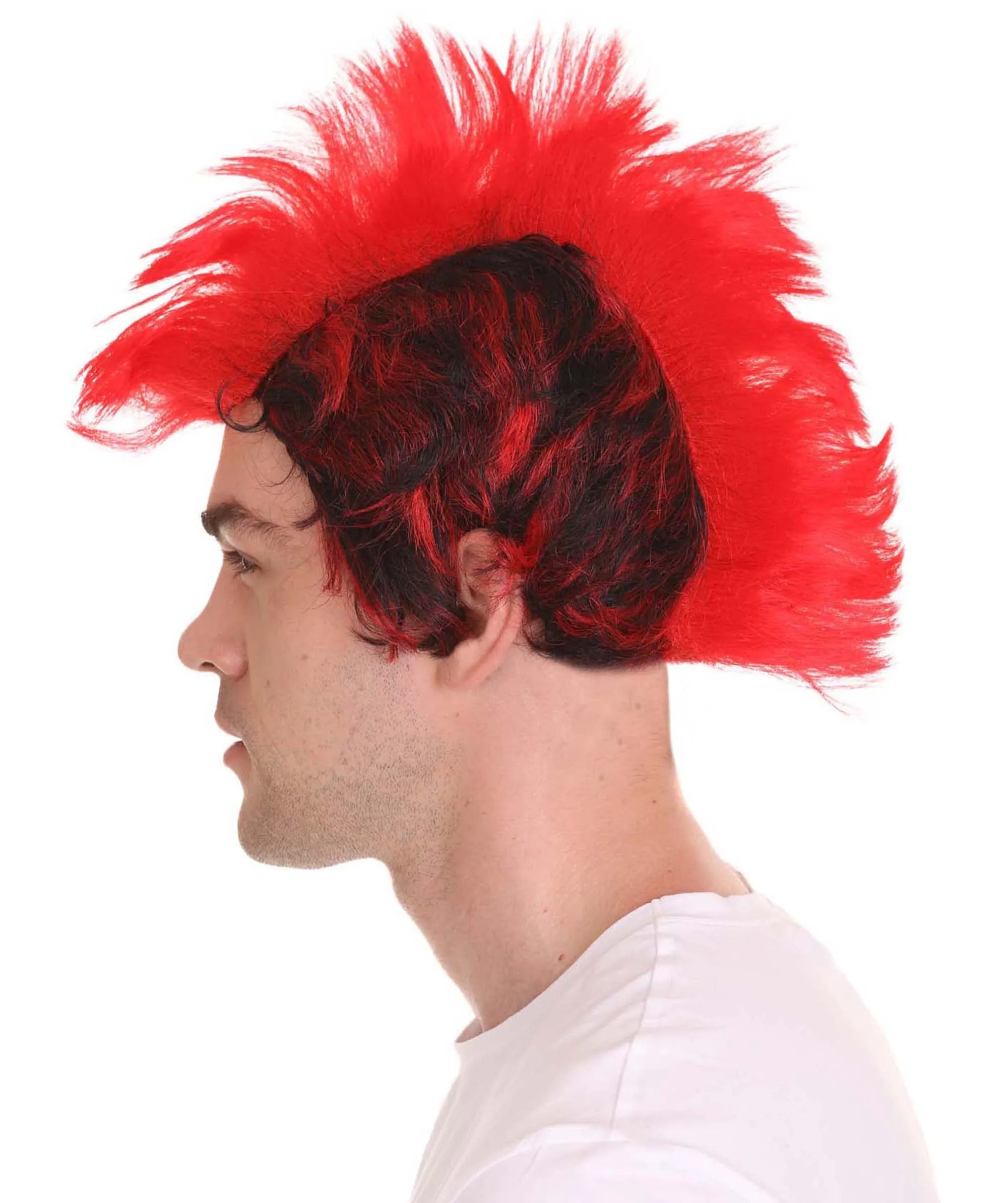 Red Punk Mohawk Wig | Cosplay Halloween