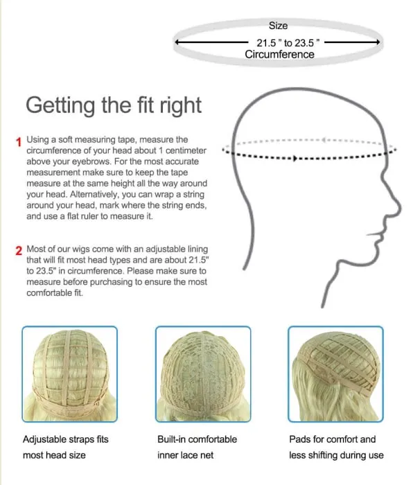 Renaissance Womens Braids | Short Blonde With Pink Braid Wig | Premium Breathable Capless Cap