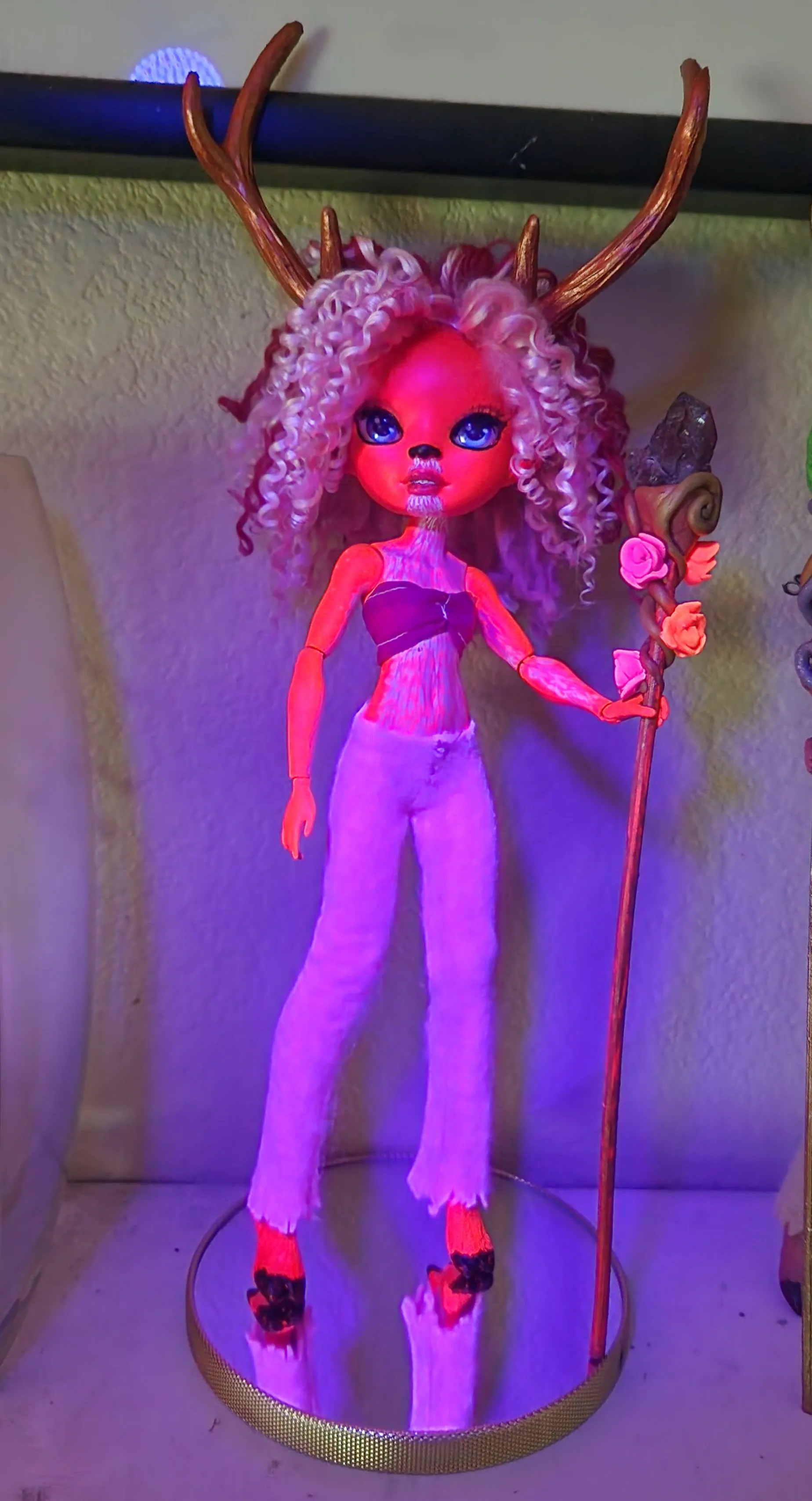Rose fawn faun custom fashion doll