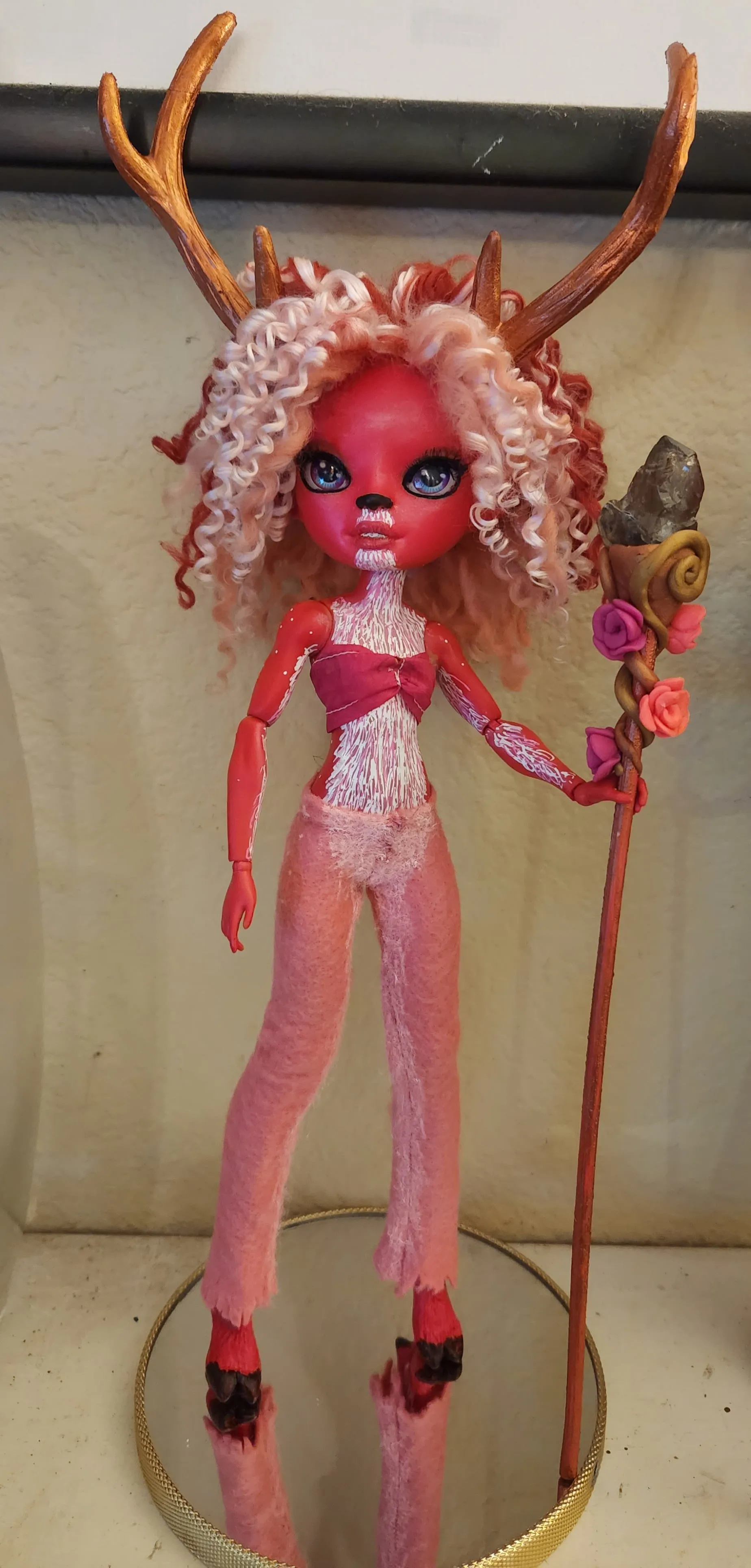 Rose fawn faun custom fashion doll