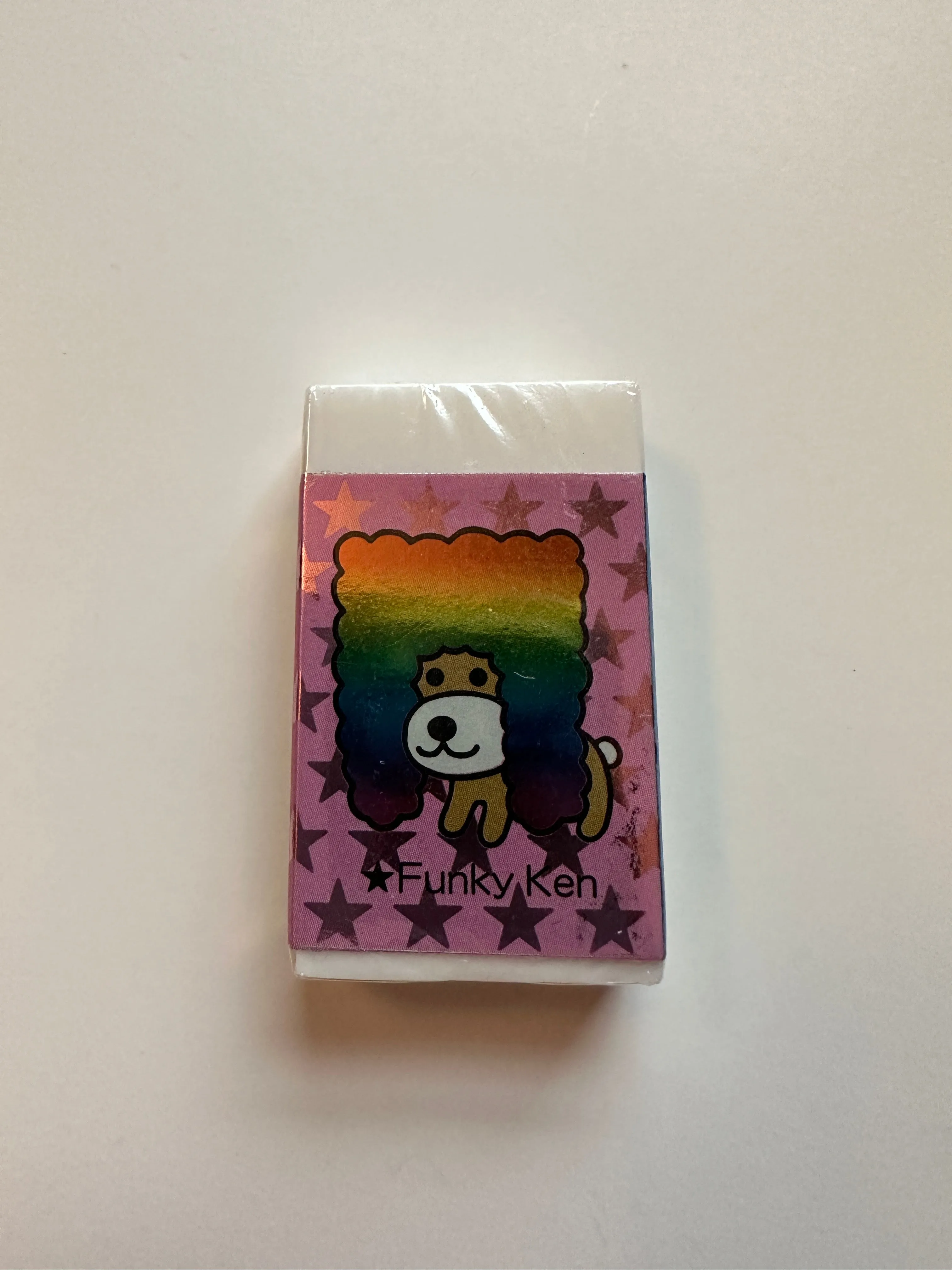 San-x 2001 Vintage Afro Ken Rare Eraser