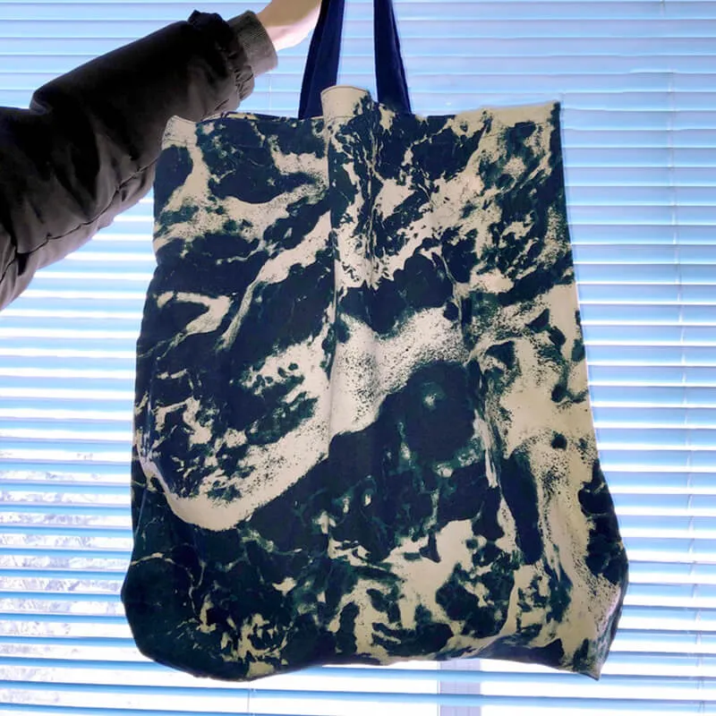 Sea Punk Ocean Waves Tote Bag Homuha Style