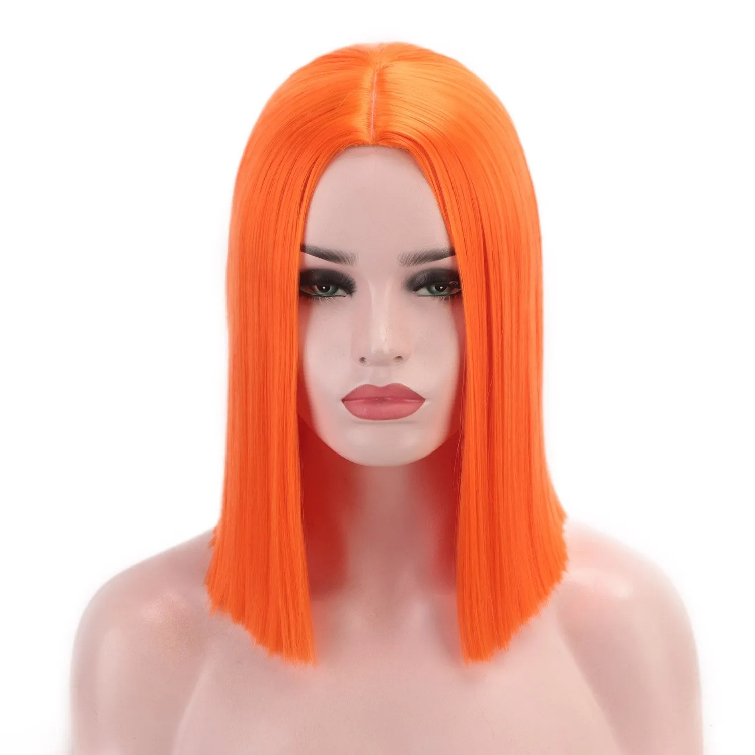 Short Bob Wig With Bangs for Women Synthetic Bob Wigs Black Pink Purple Wig Cosplay Wig Heat Resistant Hair