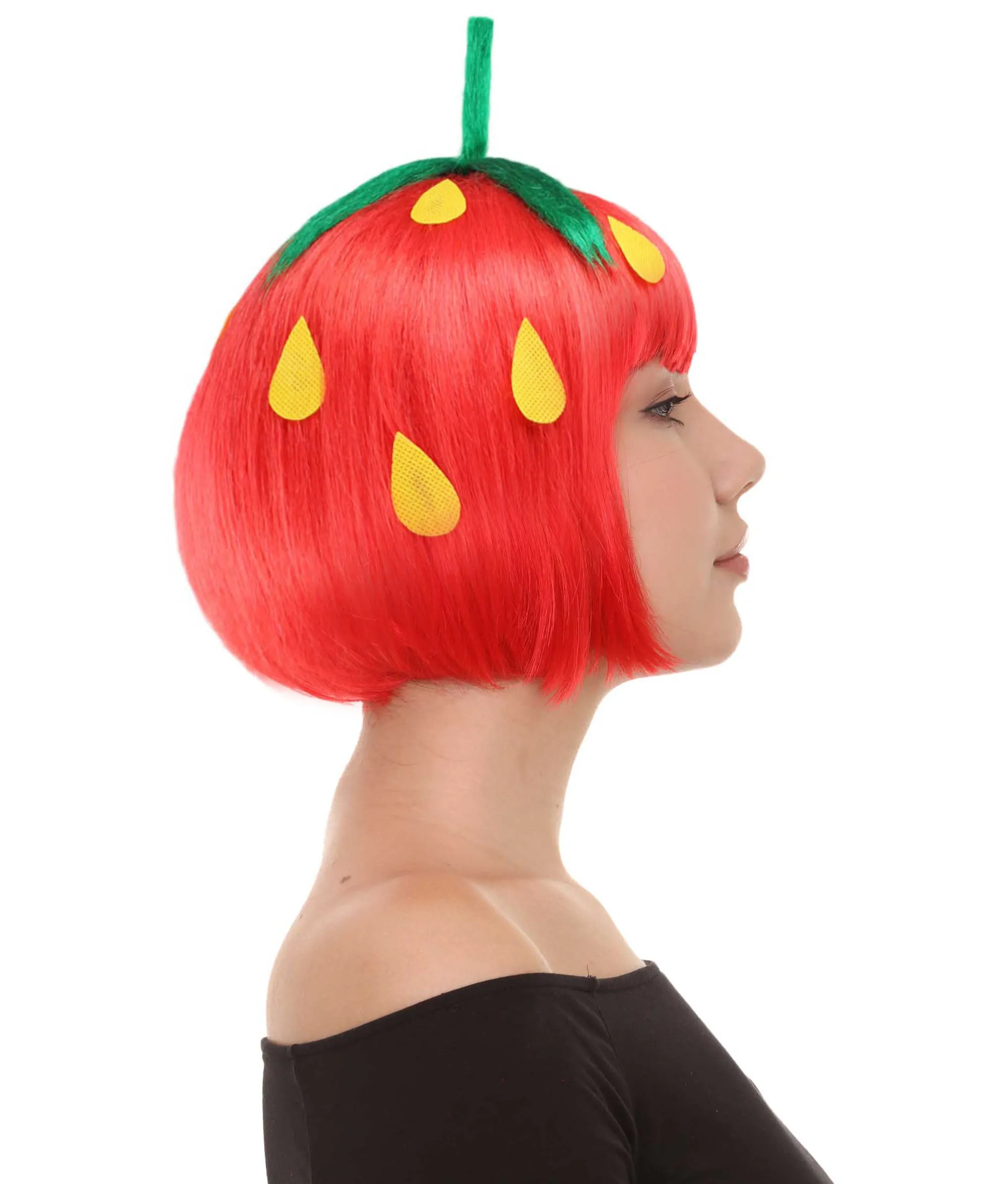Strawberry Womens Wig | Short Red Wig | Premium Breathable Capless Cap