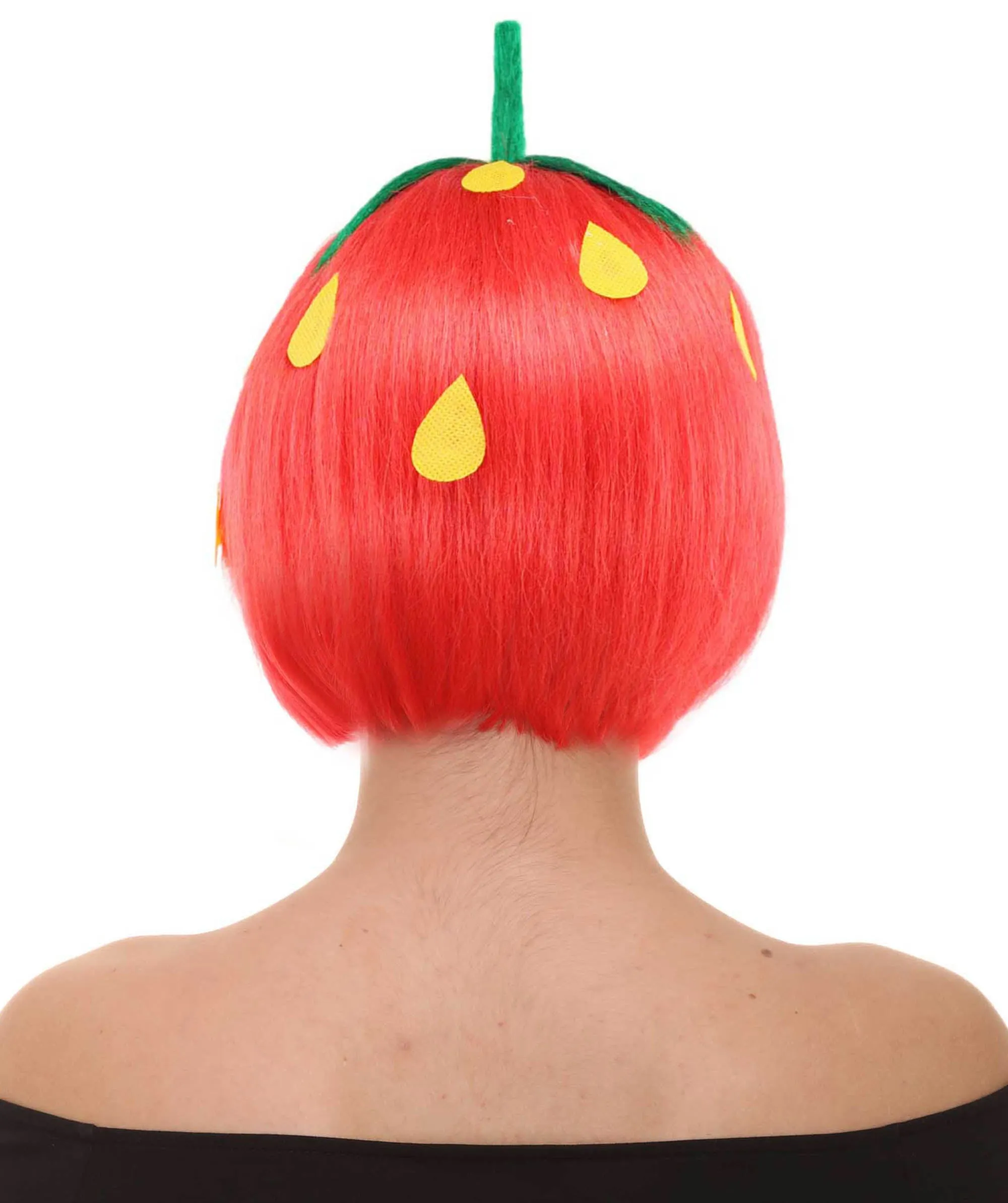 Strawberry Womens Wig | Short Red Wig | Premium Breathable Capless Cap