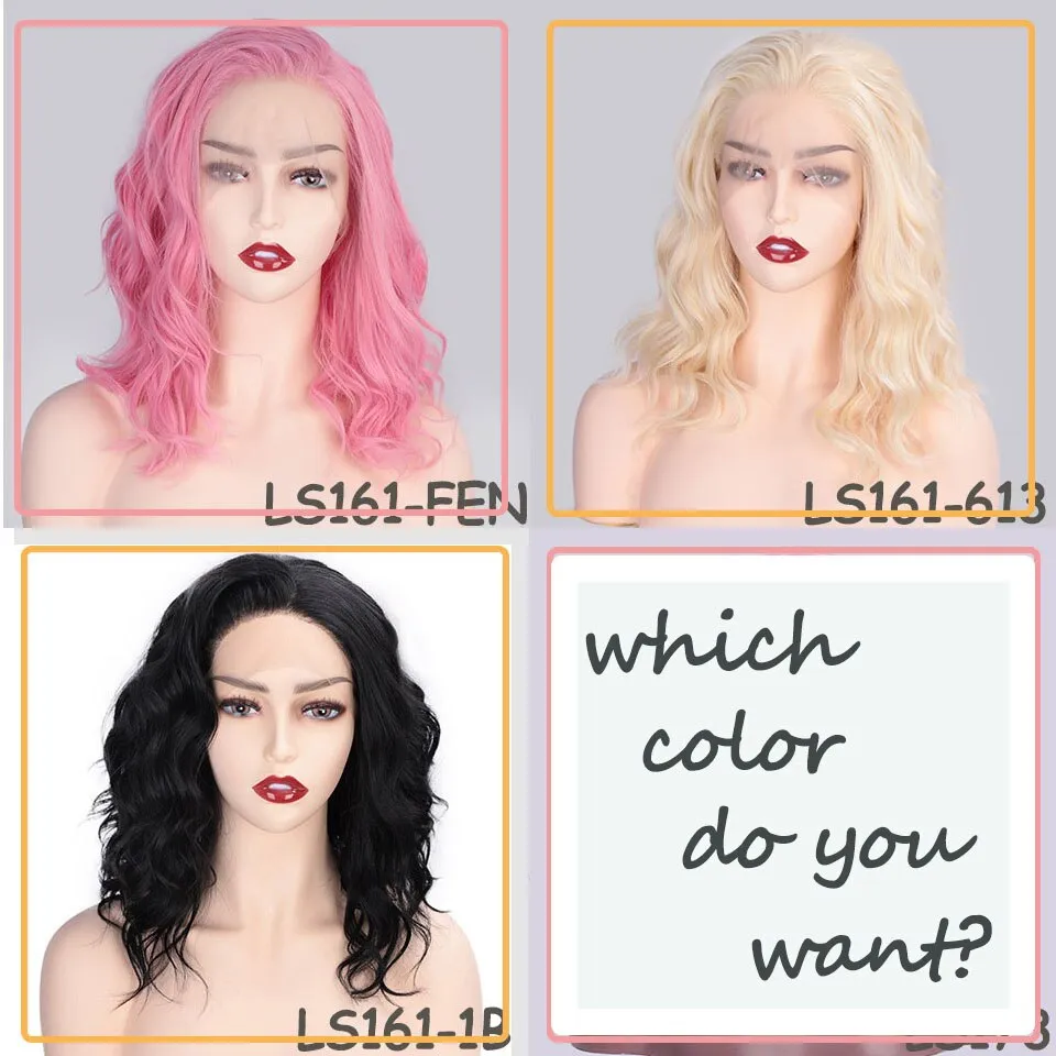 Synthetic Lace Front Wigs for Women Black Mid-length Wavy Free Part  Women's Wigs Cosplay Wig Wigs