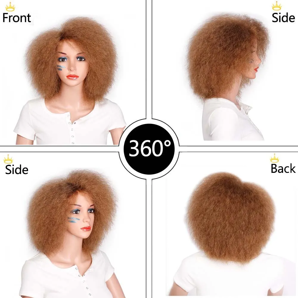 Synthetic  Wig for Women Straight Short Wig Cosplay Light Brown Black Dark Red Color Wig Wigs