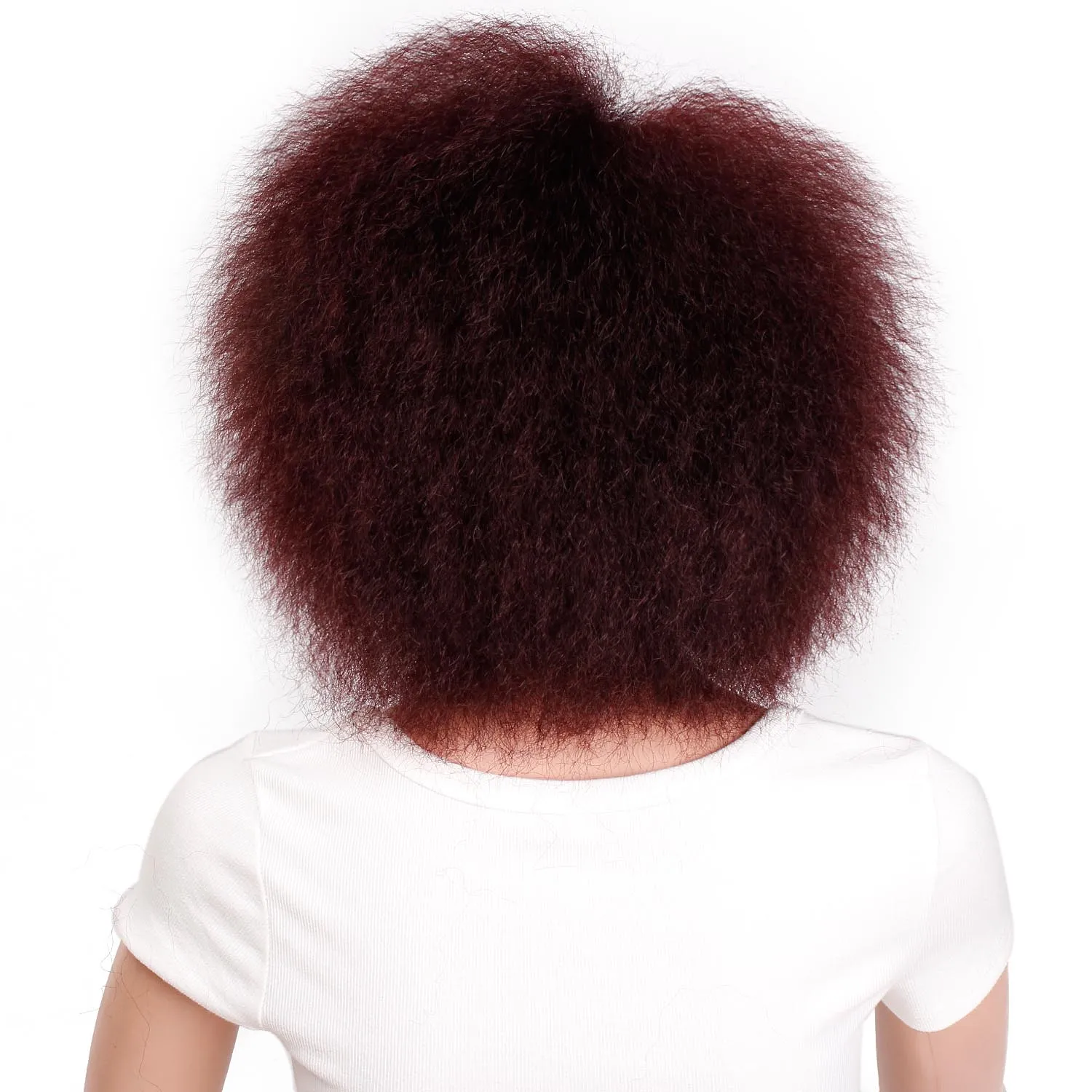 Synthetic  Wig for Women Straight Short Wig Cosplay Light Brown Black Dark Red Color Wig Wigs