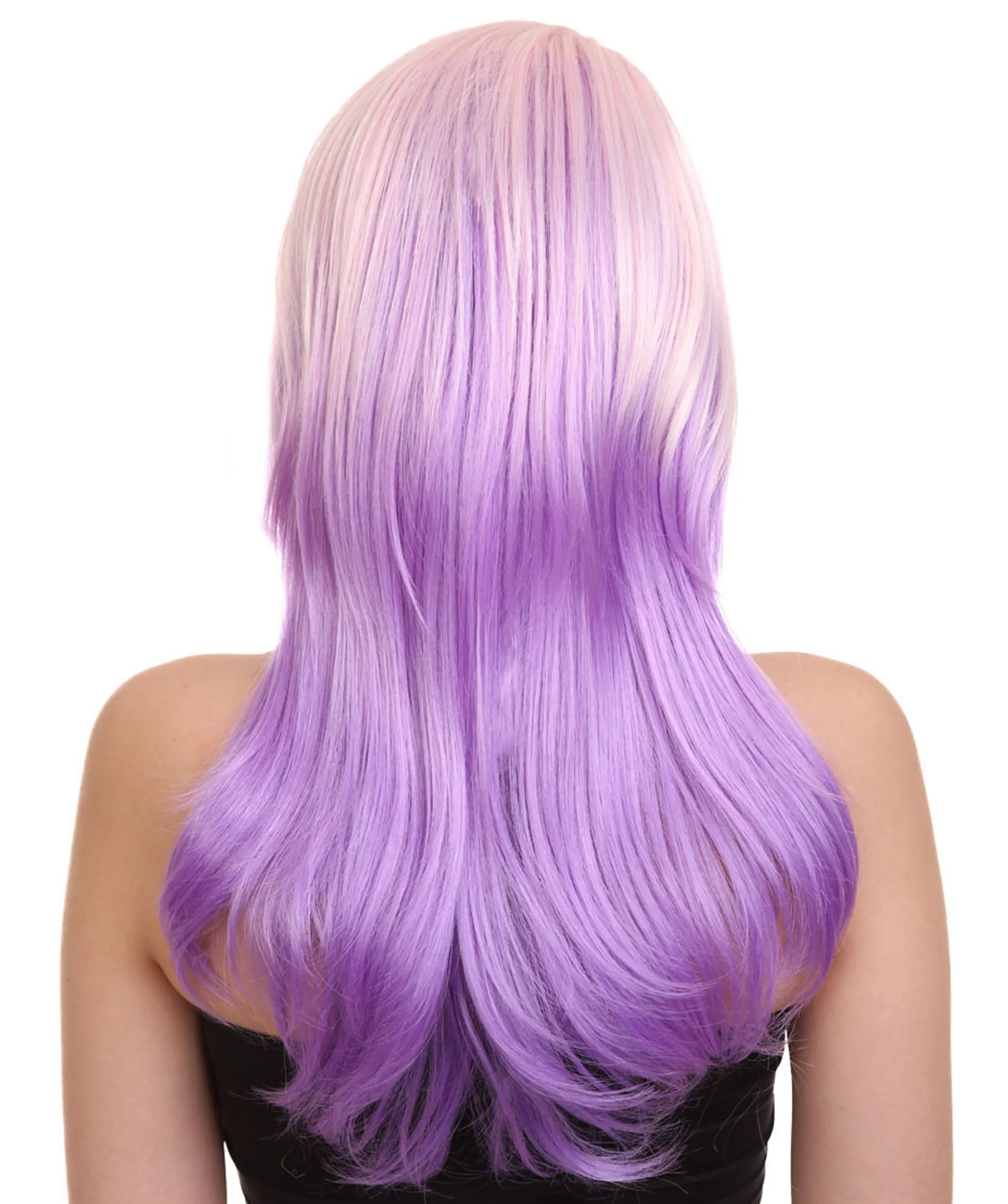 Two Tone Color Womens Wig | Little Pony Halloween Wig | Premium Breathable Capless Cap