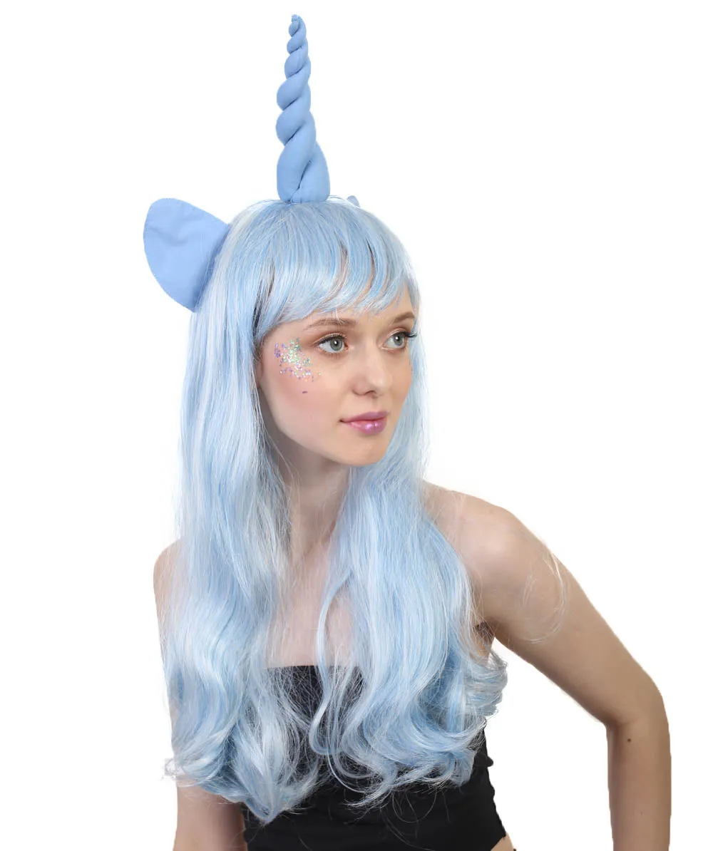 Unicorn Women's Wig | Sexy Cosplay Party Halloween Wig | Premium Breathable Capless Cap