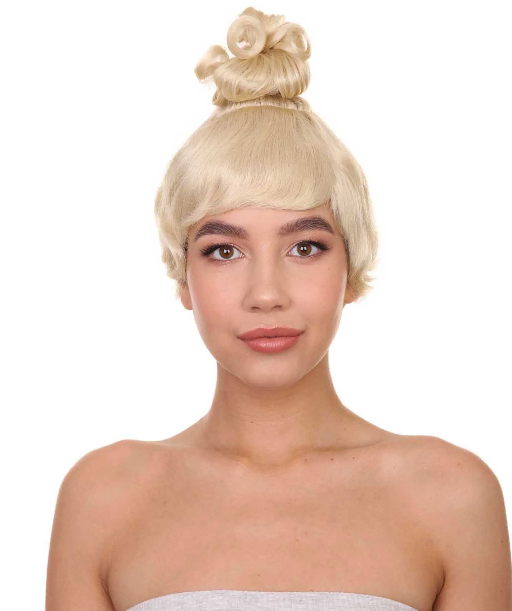 Womens Colonial Ladies 18th Century Wig | Blonde Historical Wigs | Premium Breathable Capless Cap
