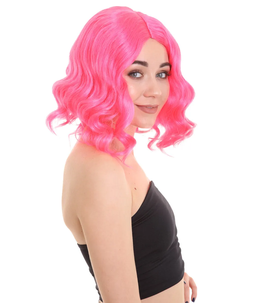 Womens Gaming Wig | Pink Video Game Wigs | Premium Breathable Capless Cap