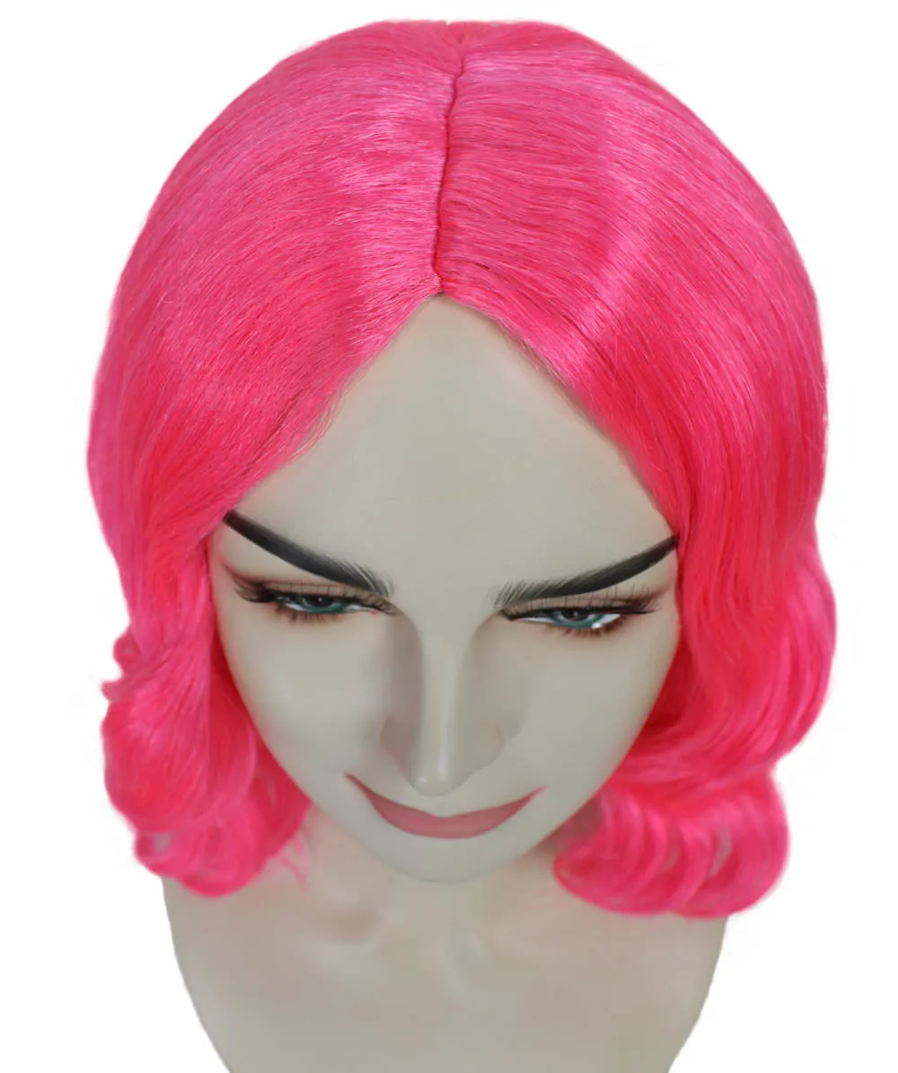 Womens Gaming Wig | Pink Video Game Wigs | Premium Breathable Capless Cap