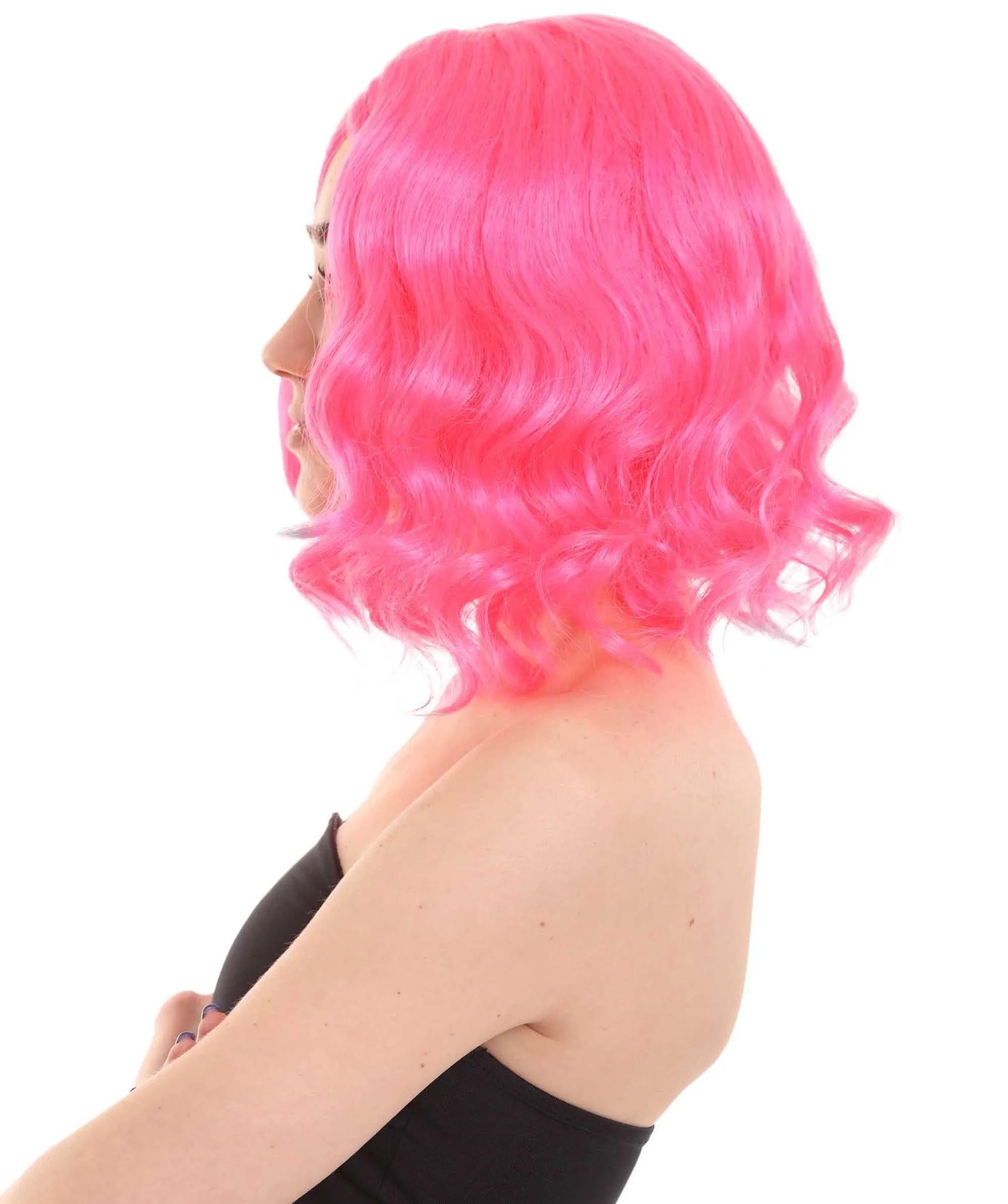 Womens Gaming Wig | Pink Video Game Wigs | Premium Breathable Capless Cap