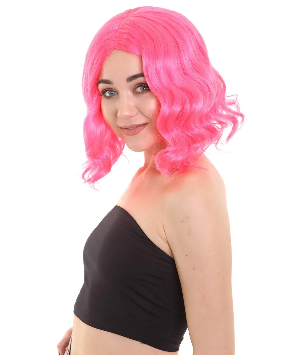 Womens Gaming Wig | Pink Video Game Wigs | Premium Breathable Capless Cap