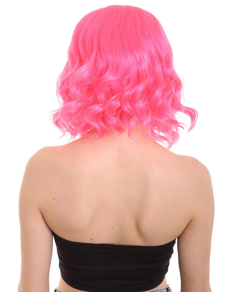 Womens Gaming Wig | Pink Video Game Wigs | Premium Breathable Capless Cap
