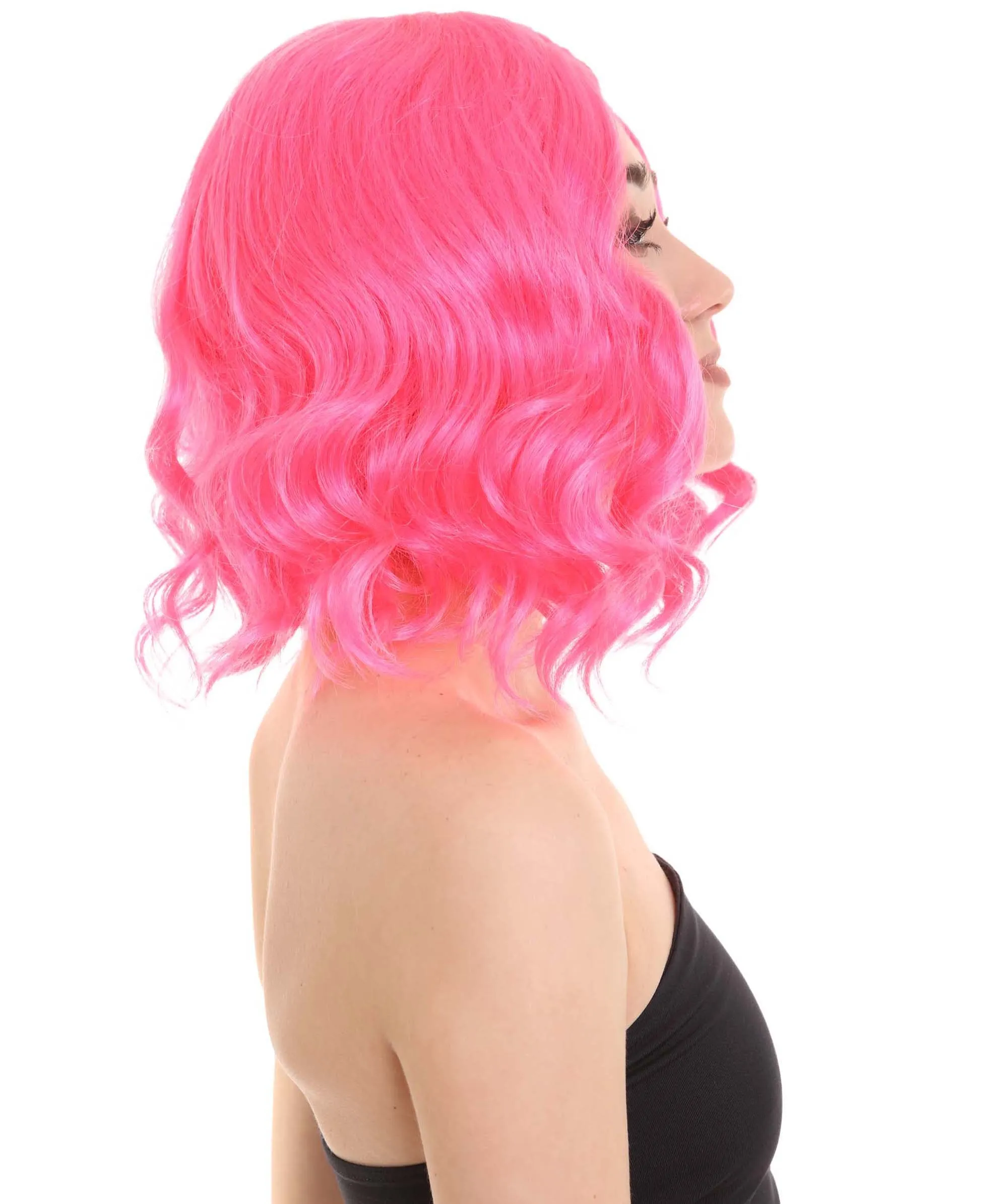 Womens Gaming Wig | Pink Video Game Wigs | Premium Breathable Capless Cap