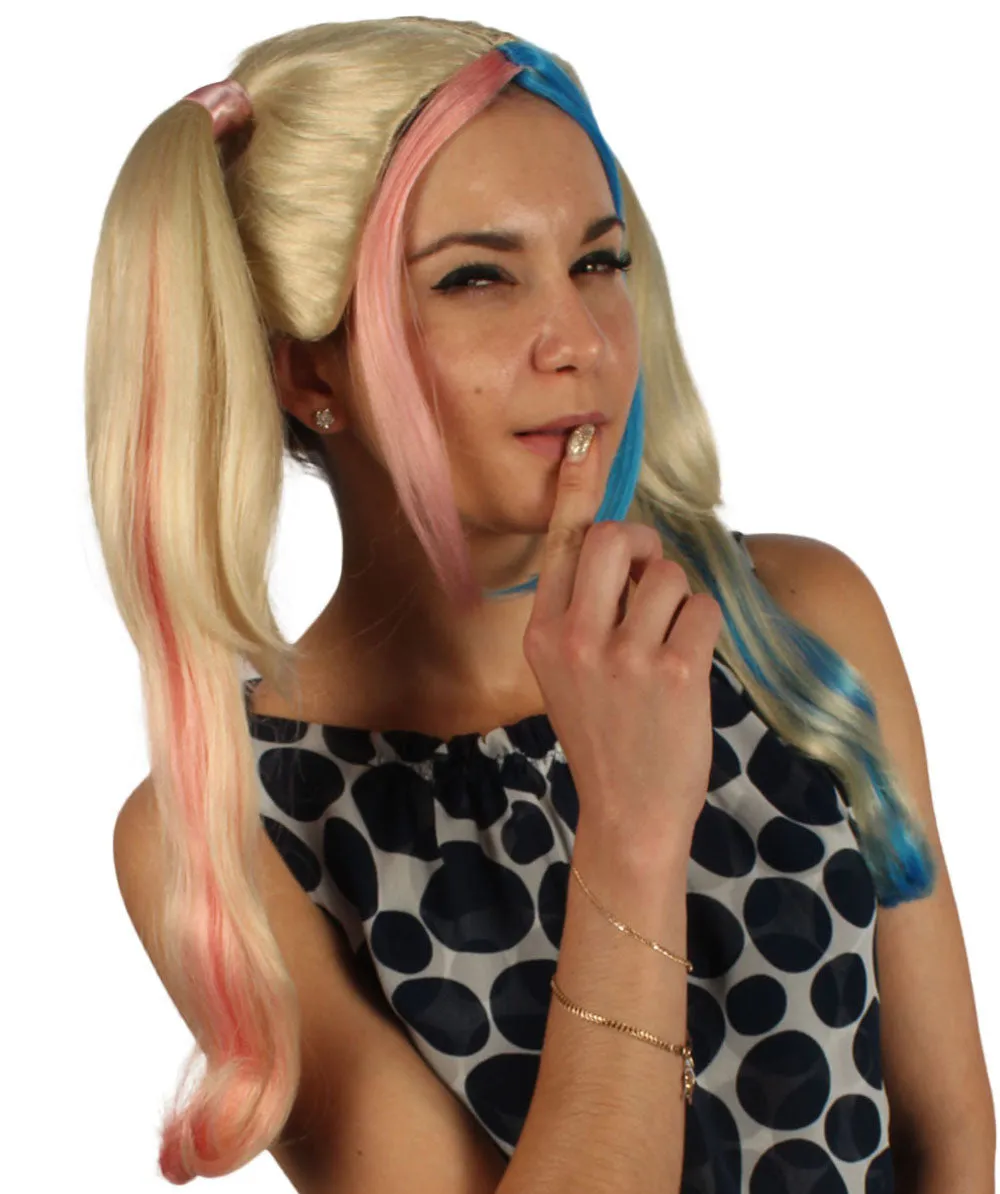 Womens Medium Rag Doll Wigs | Multicolored Cosplay Halloween Wigs | Premium Breathable Capless Cap