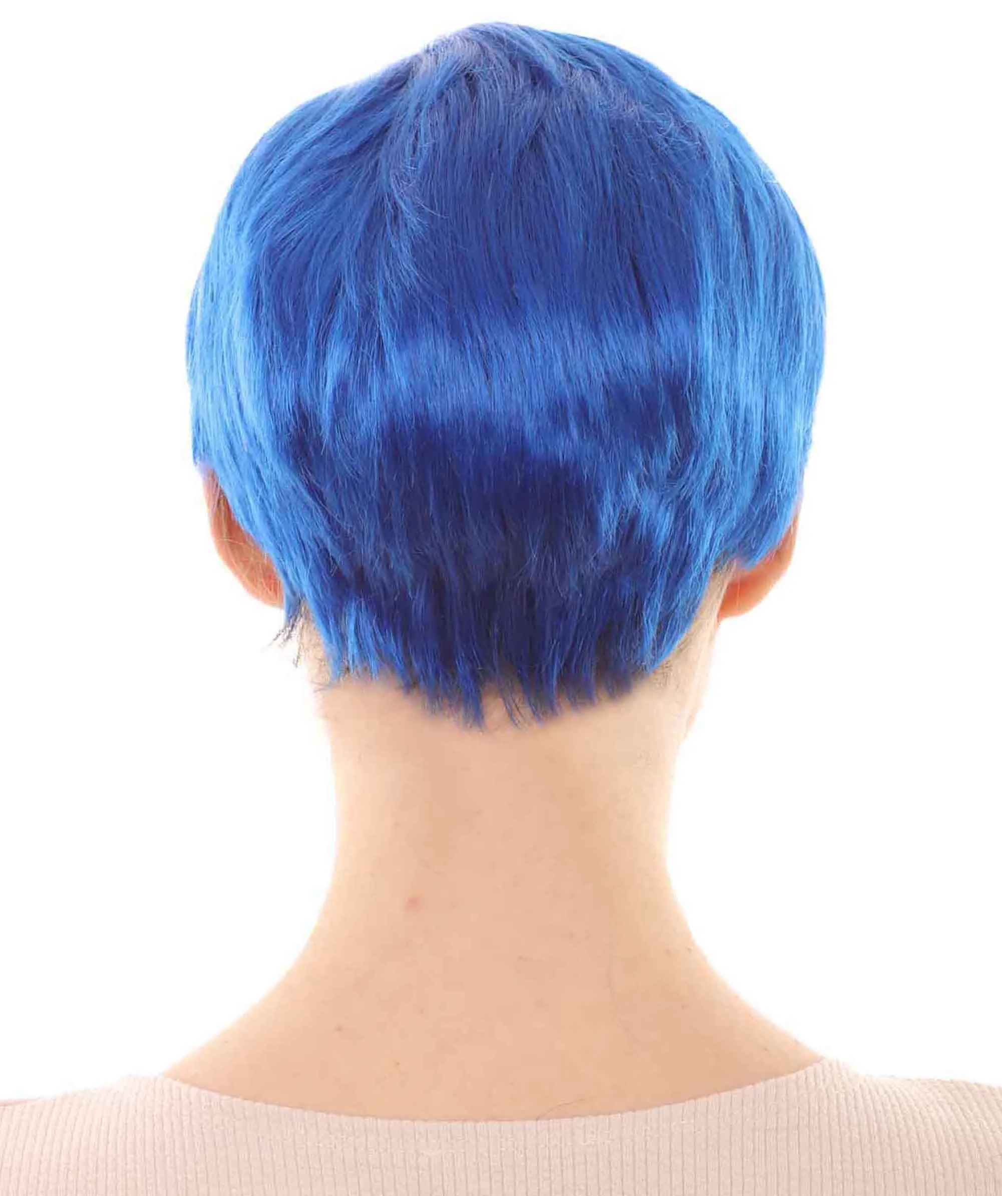 Womens Neon Blue Wig | Sexy Cosplay Party Wig | Premium Breathable Capless Cap