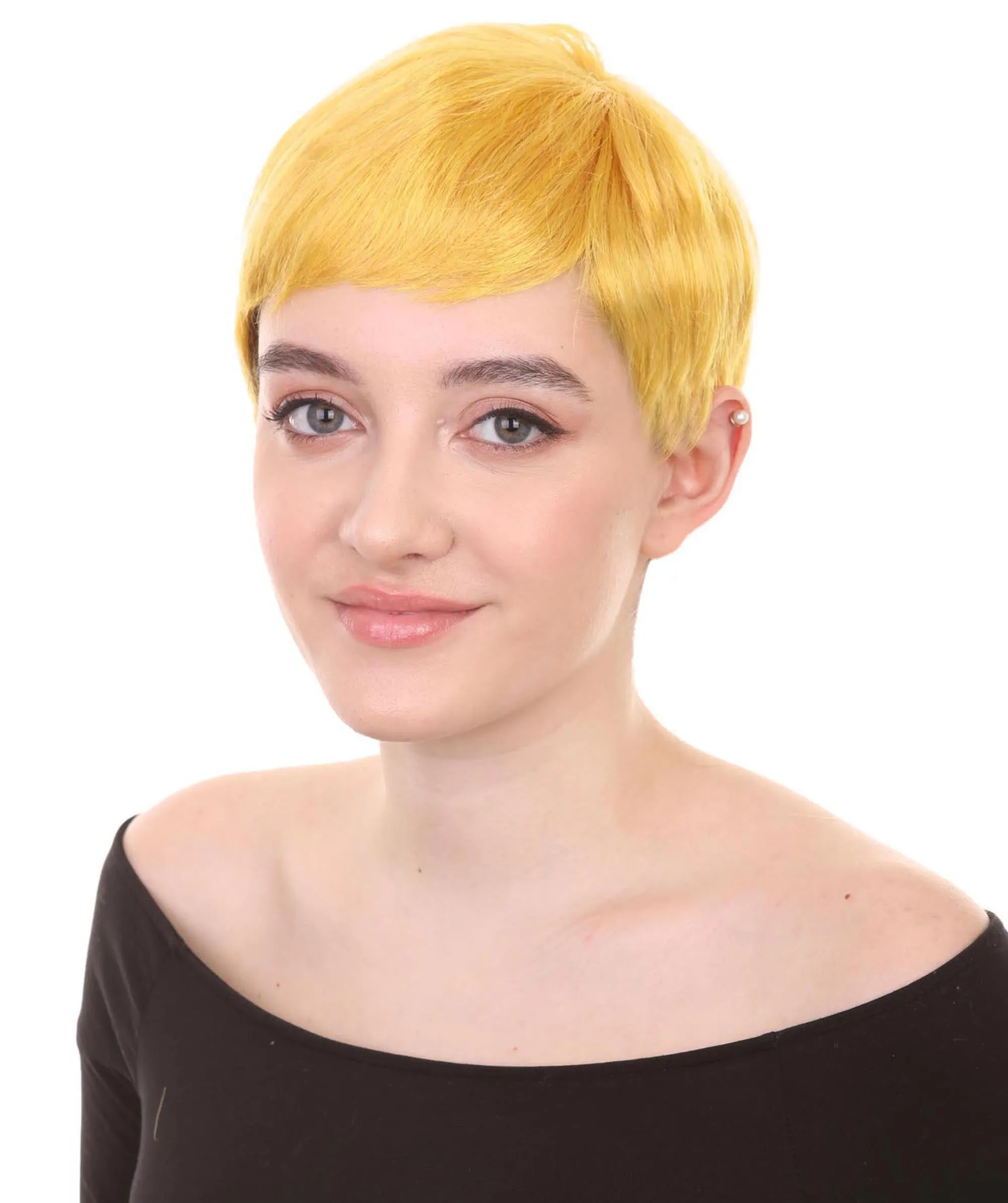 Womens Neon Blue Wig | Sexy Cosplay Party Wig | Premium Breathable Capless Cap