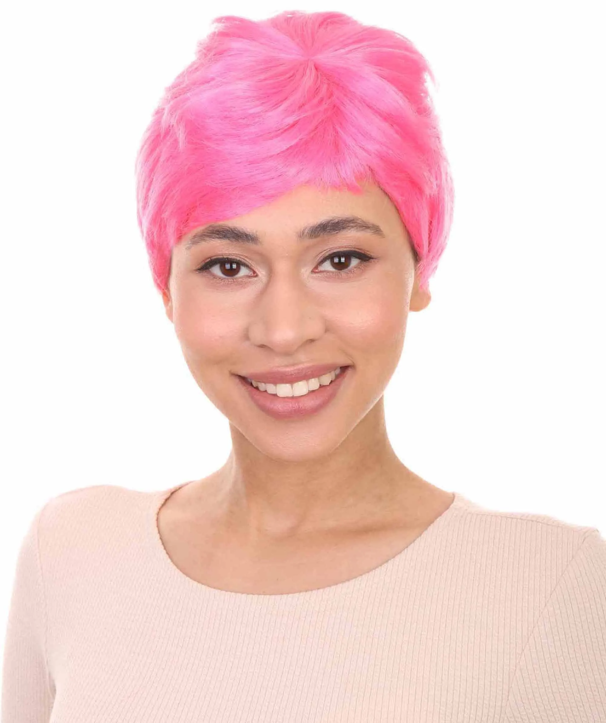 Womens Neon Blue Wig | Sexy Cosplay Party Wig | Premium Breathable Capless Cap