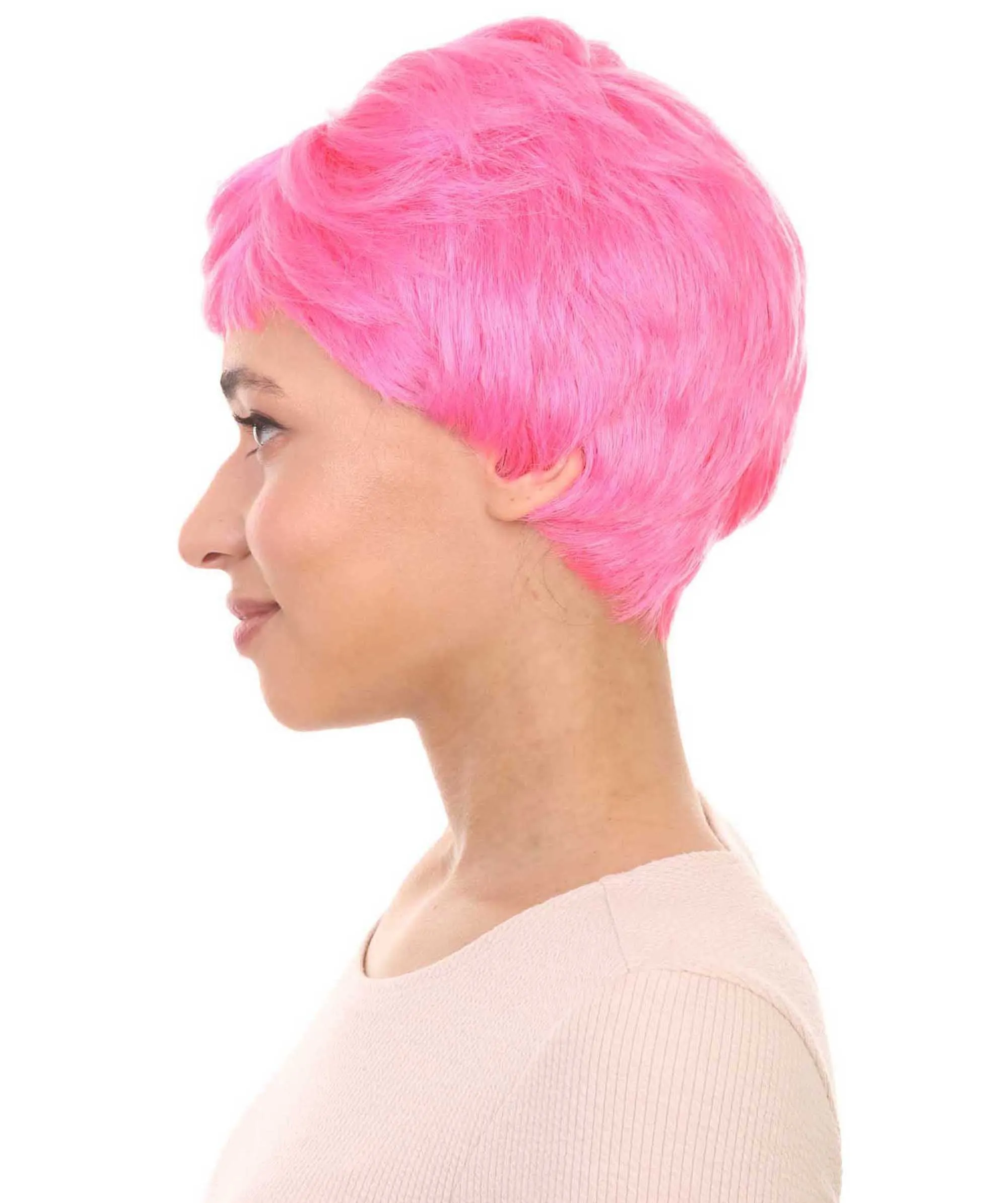 Womens Neon Blue Wig | Sexy Cosplay Party Wig | Premium Breathable Capless Cap