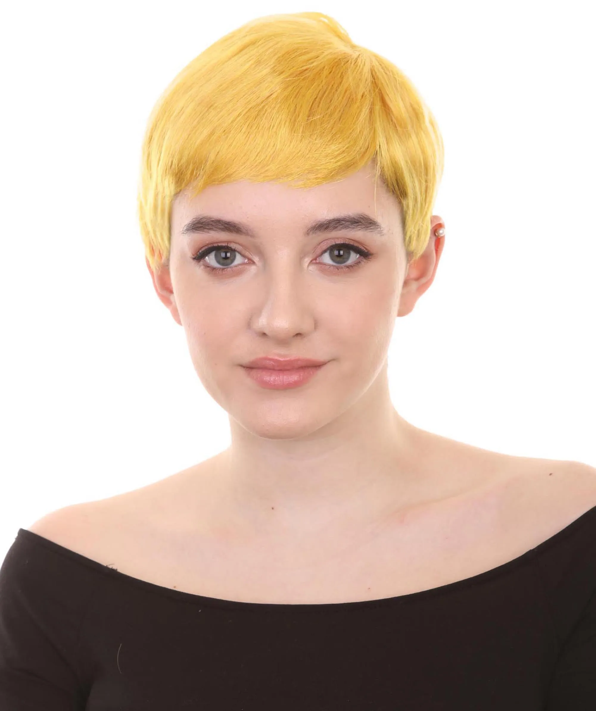 Womens Neon Blue Wig | Sexy Cosplay Party Wig | Premium Breathable Capless Cap