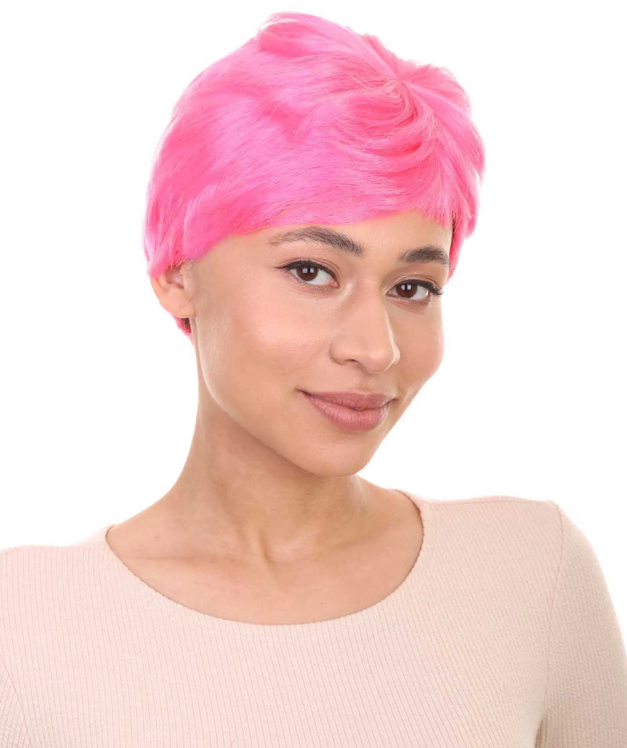 Womens Neon Blue Wig | Sexy Cosplay Party Wig | Premium Breathable Capless Cap