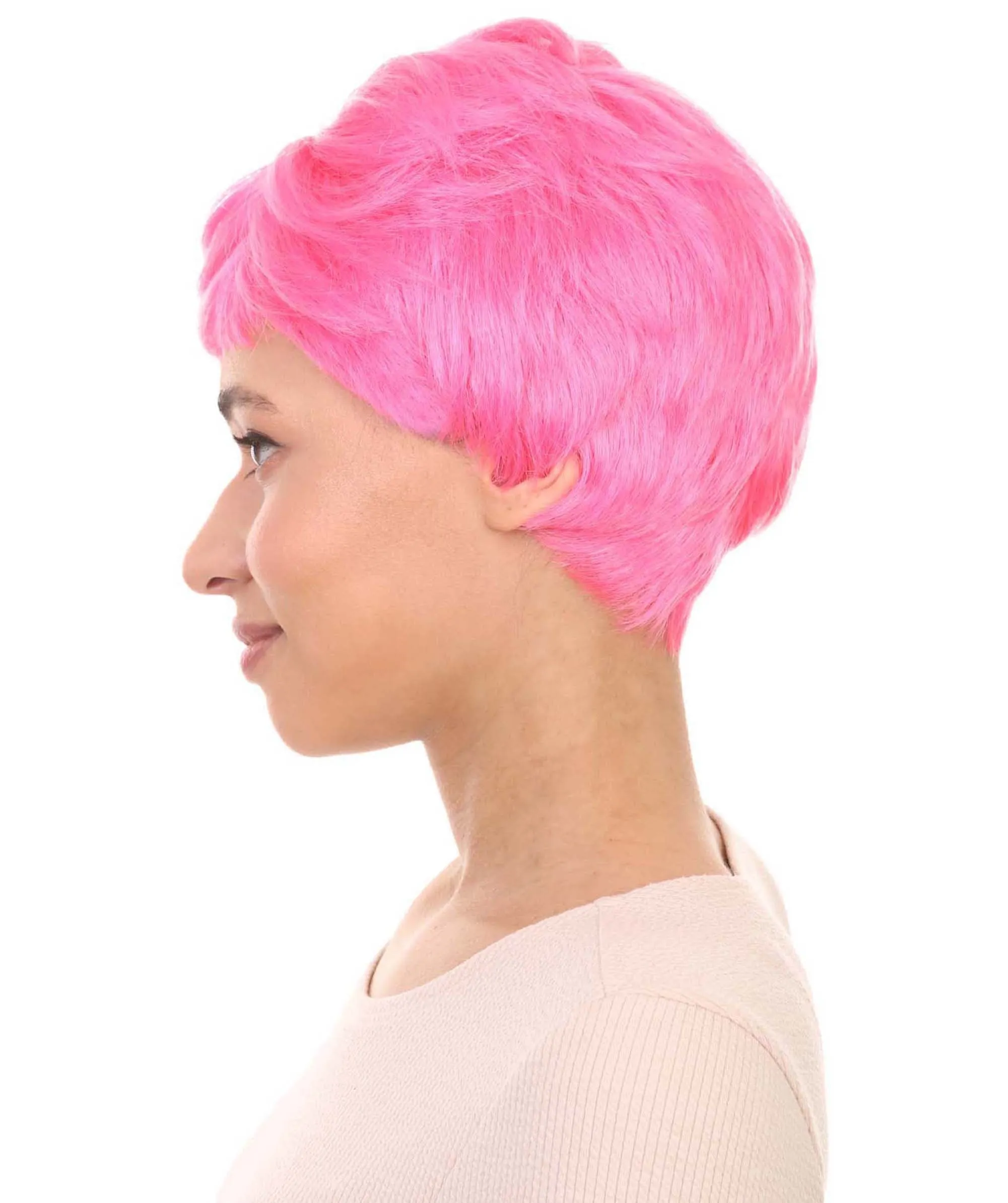 Womens Neon Blue Wig | Sexy Cosplay Party Wig | Premium Breathable Capless Cap
