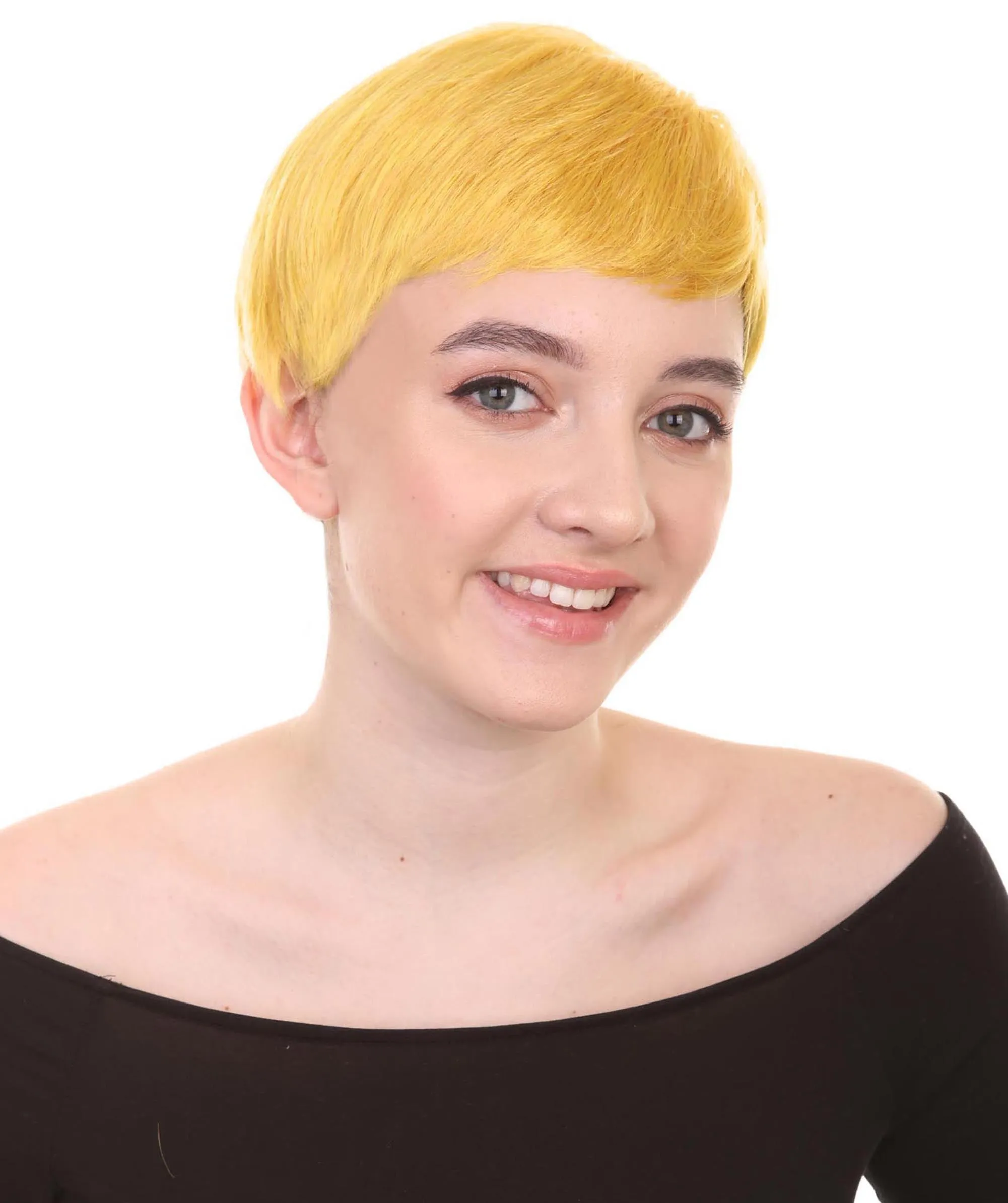 Womens Neon Blue Wig | Sexy Cosplay Party Wig | Premium Breathable Capless Cap