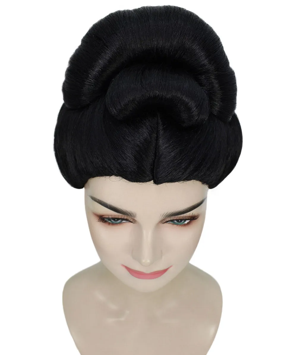 Women's Pinned Up China Girl Wig | Black Cosplay Wig | Premium Breathable Capless Cap