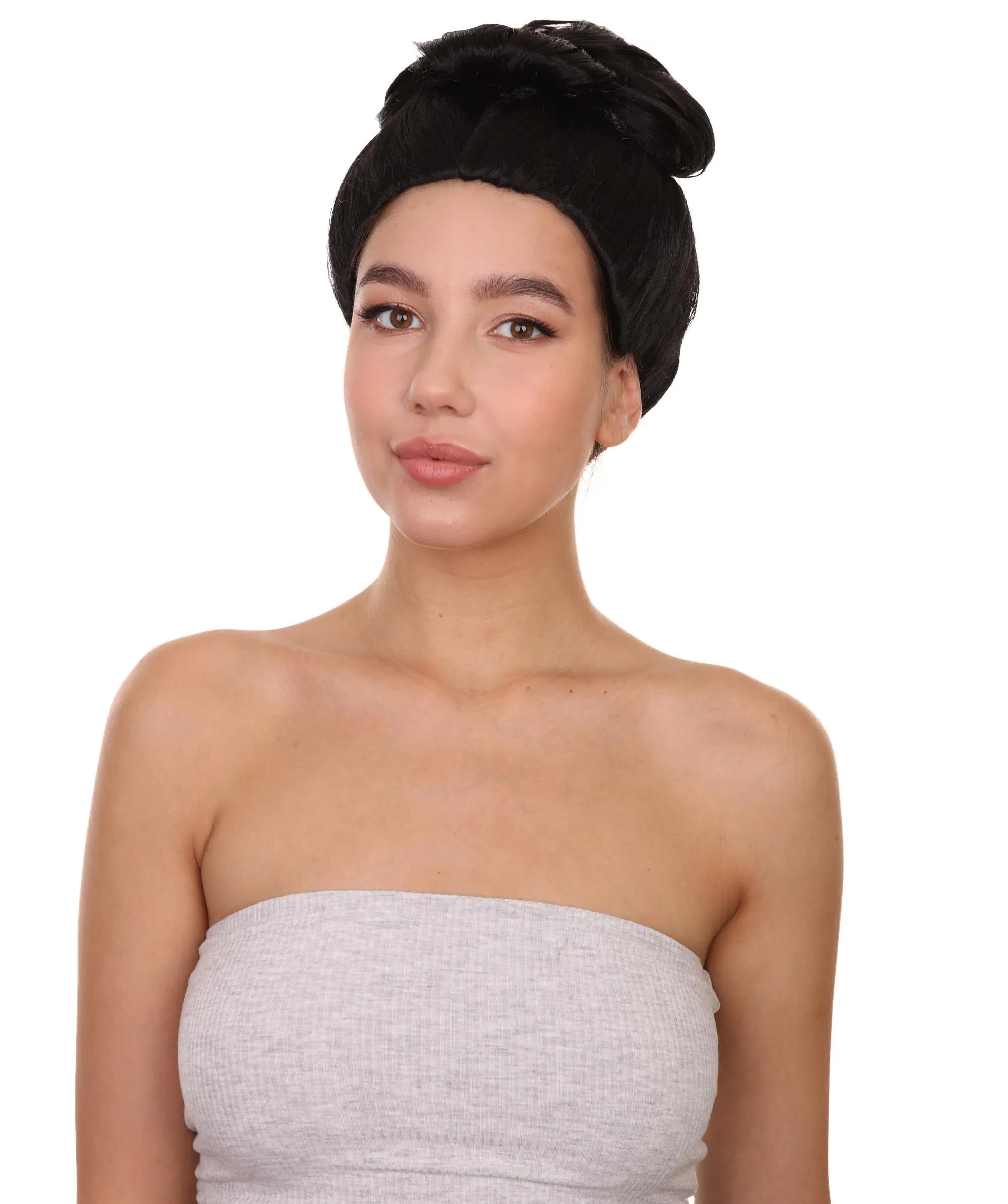 Women's Pinned Up China Girl Wig | Black Cosplay Wig | Premium Breathable Capless Cap