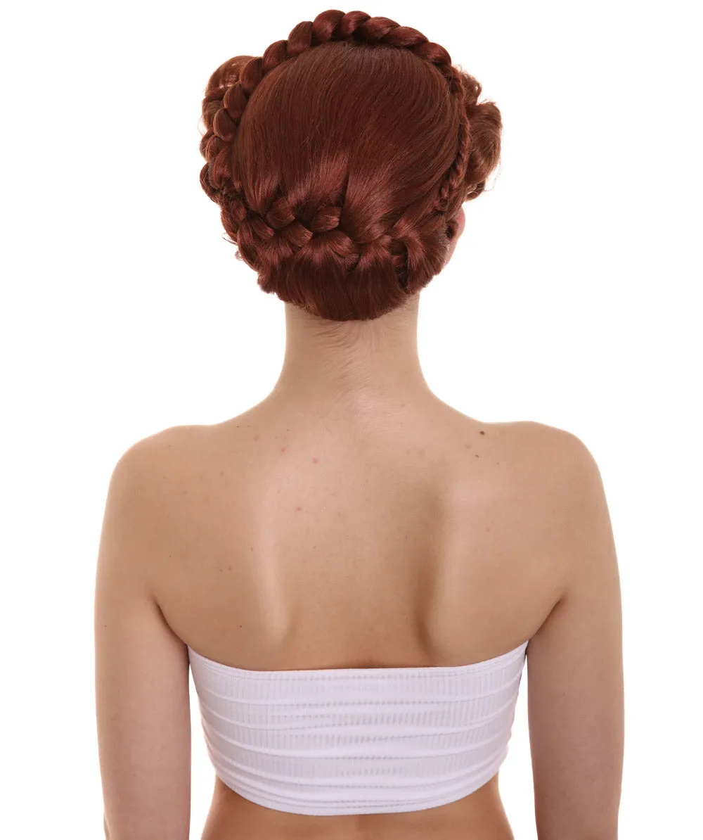 Womens Queen of Scots Brown Wig , Brown TV/Movie Wigs , Premium Breathable Capless Cap