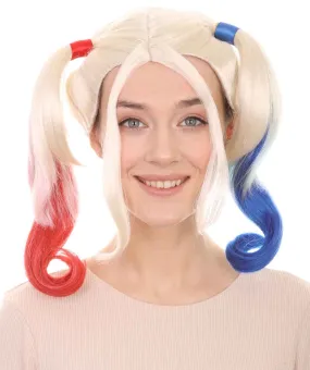 Womens Suicide  Wig | Multi-color Cosplay TV/Movie Wigs | Premium Breathable Capless Cap
