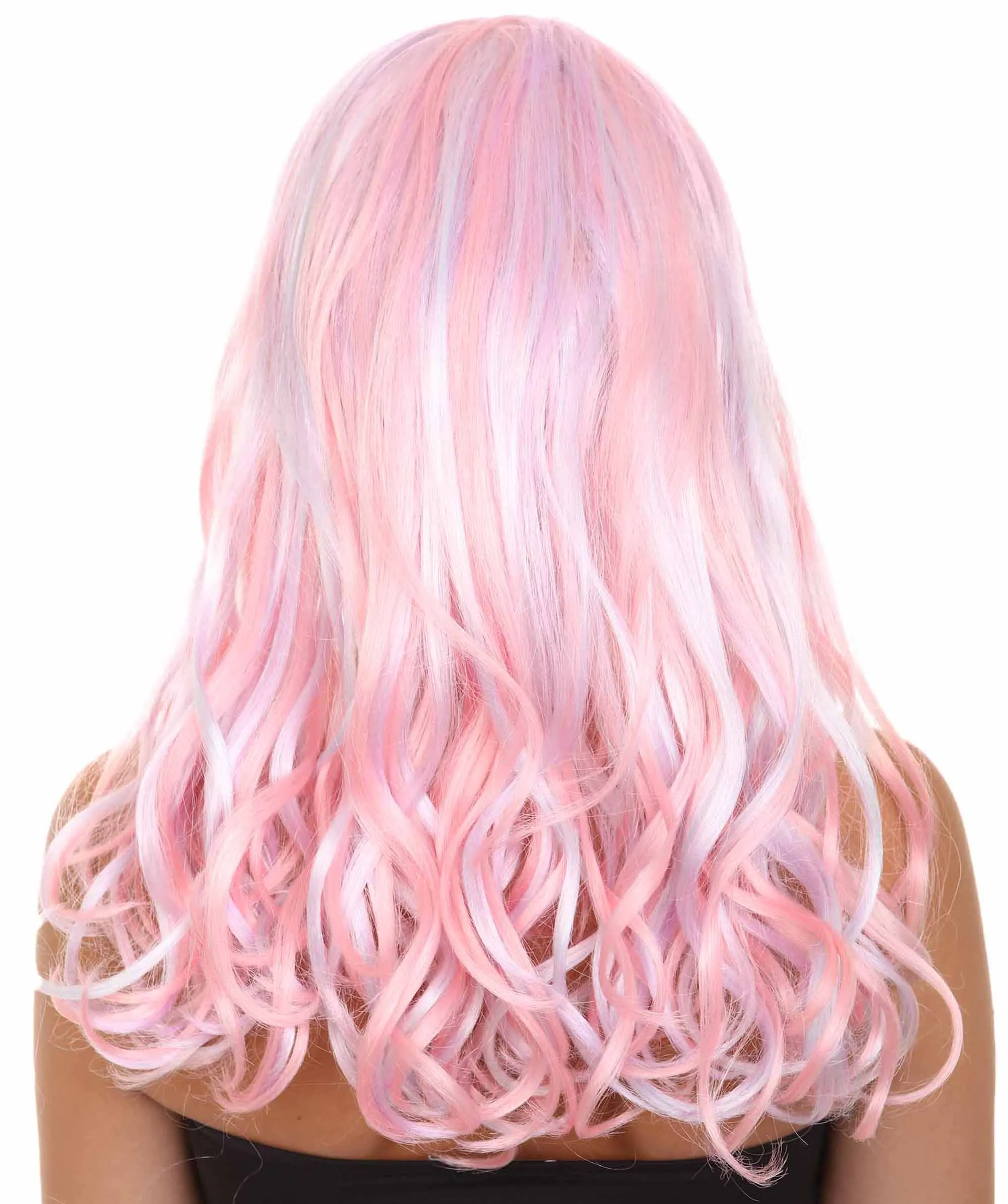 Women's Wig | Pink and Purple Ombre Wig | Premium Breathable Capless Cap