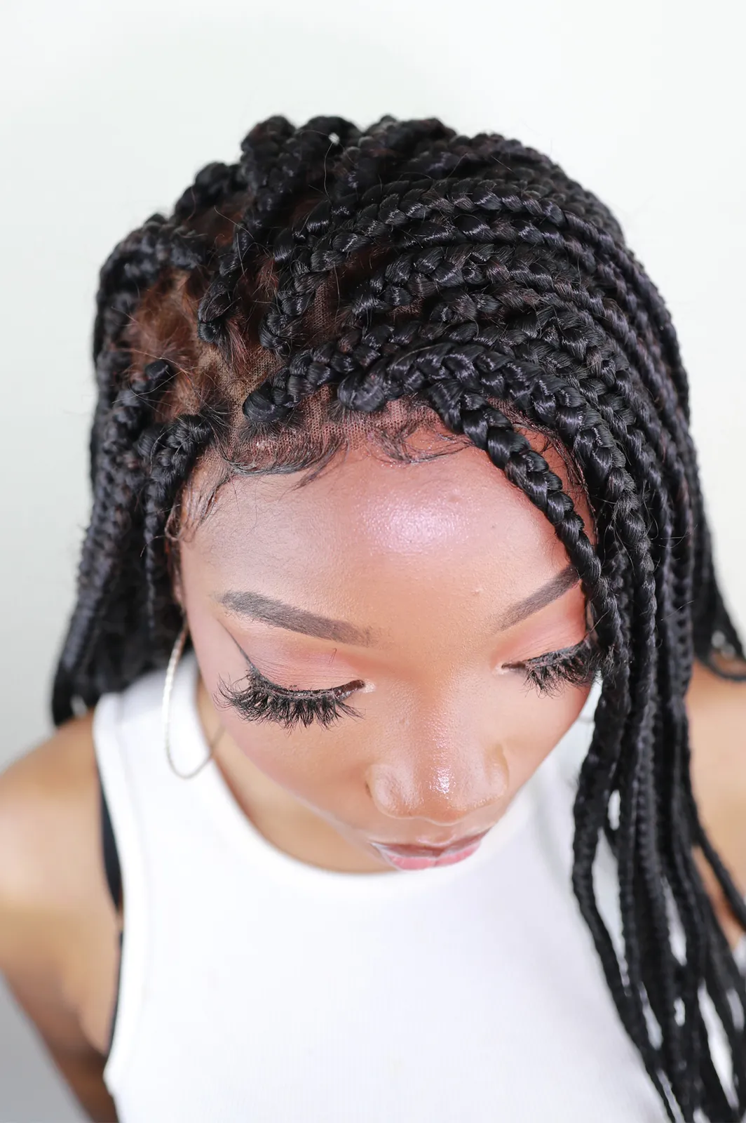 Yonce: Synthetic Fibre Jumbo Braided Wig