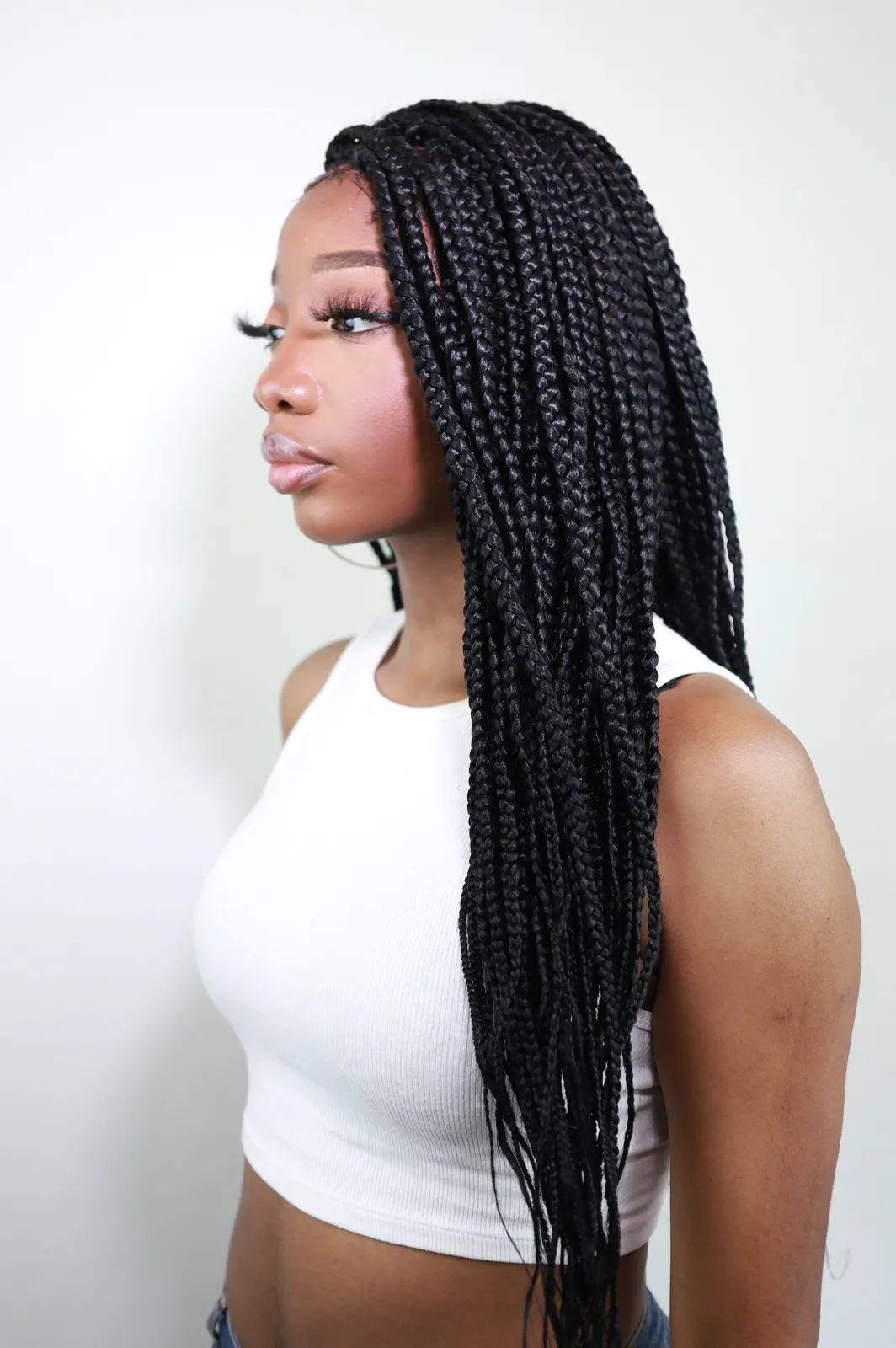 Yonce: Synthetic Fibre Jumbo Braided Wig