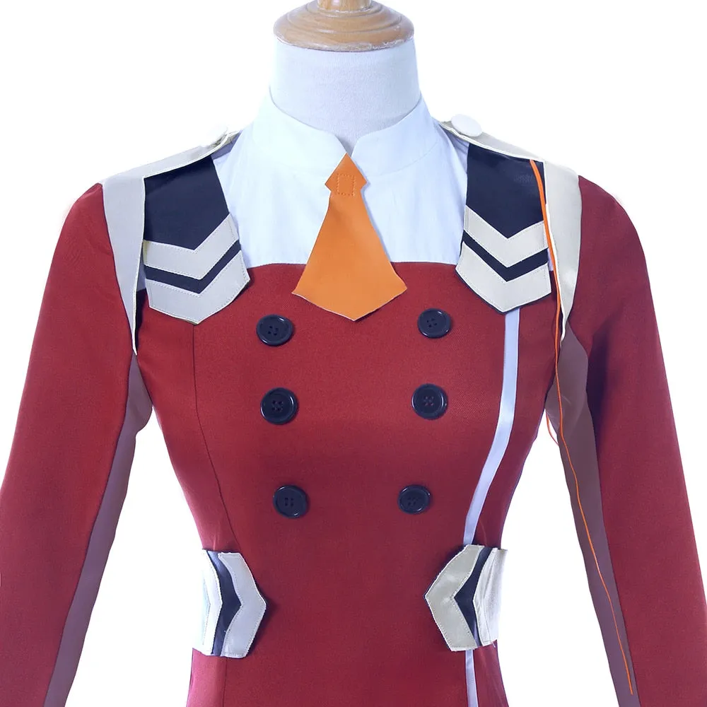 Zero Two Red Dress -Darling in the Franxx Cosplay