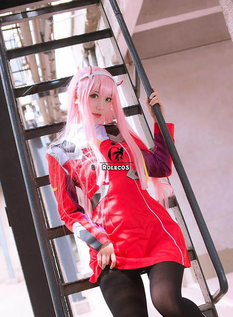 Zero Two Red Dress -Darling in the Franxx Cosplay