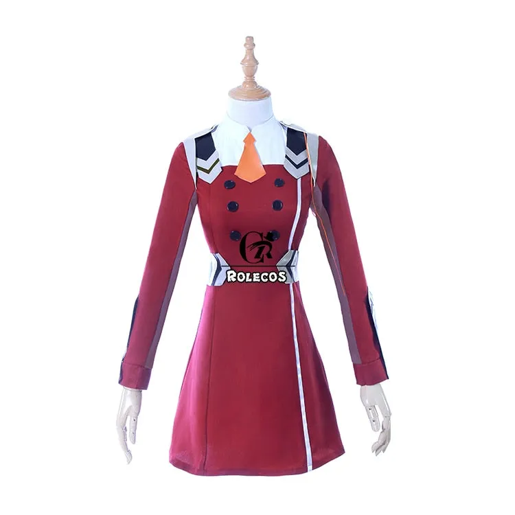 Zero Two Red Dress -Darling in the Franxx Cosplay