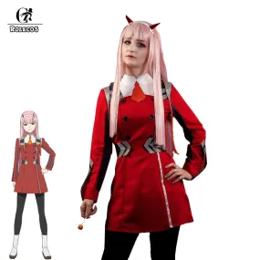 Zero Two Red Dress -Darling in the Franxx Cosplay