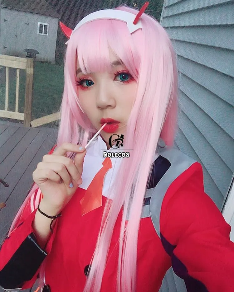 Zero Two Red Dress -Darling in the Franxx Cosplay